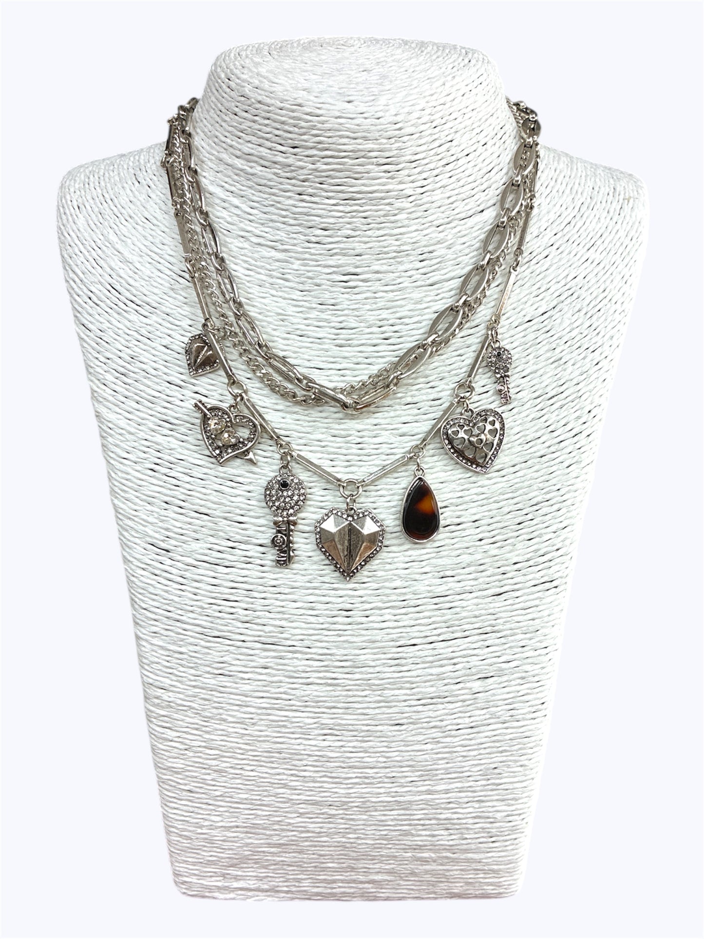 N0668 | Triple-Layer Charms Necklace | TNE2707