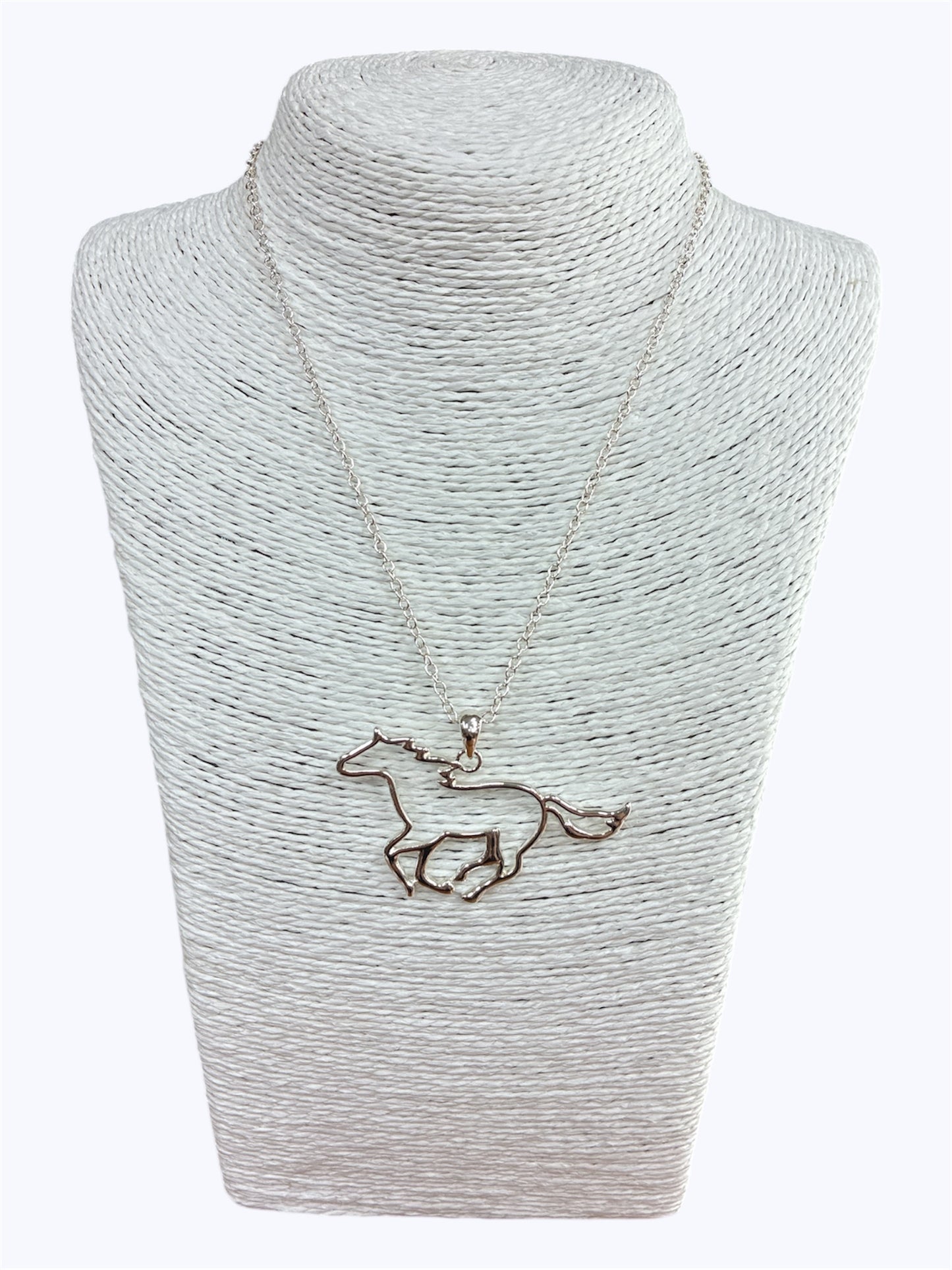 N0403 | Animal Horse Mustang Shape Pendant Multi Chain Necklace|AN2896