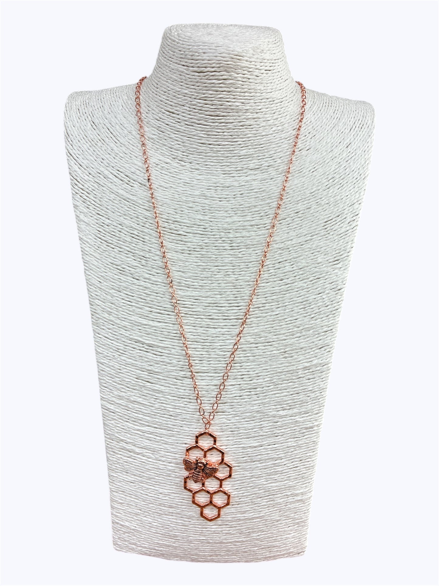 N0550| Bee Pendant Long Necklace |N1030