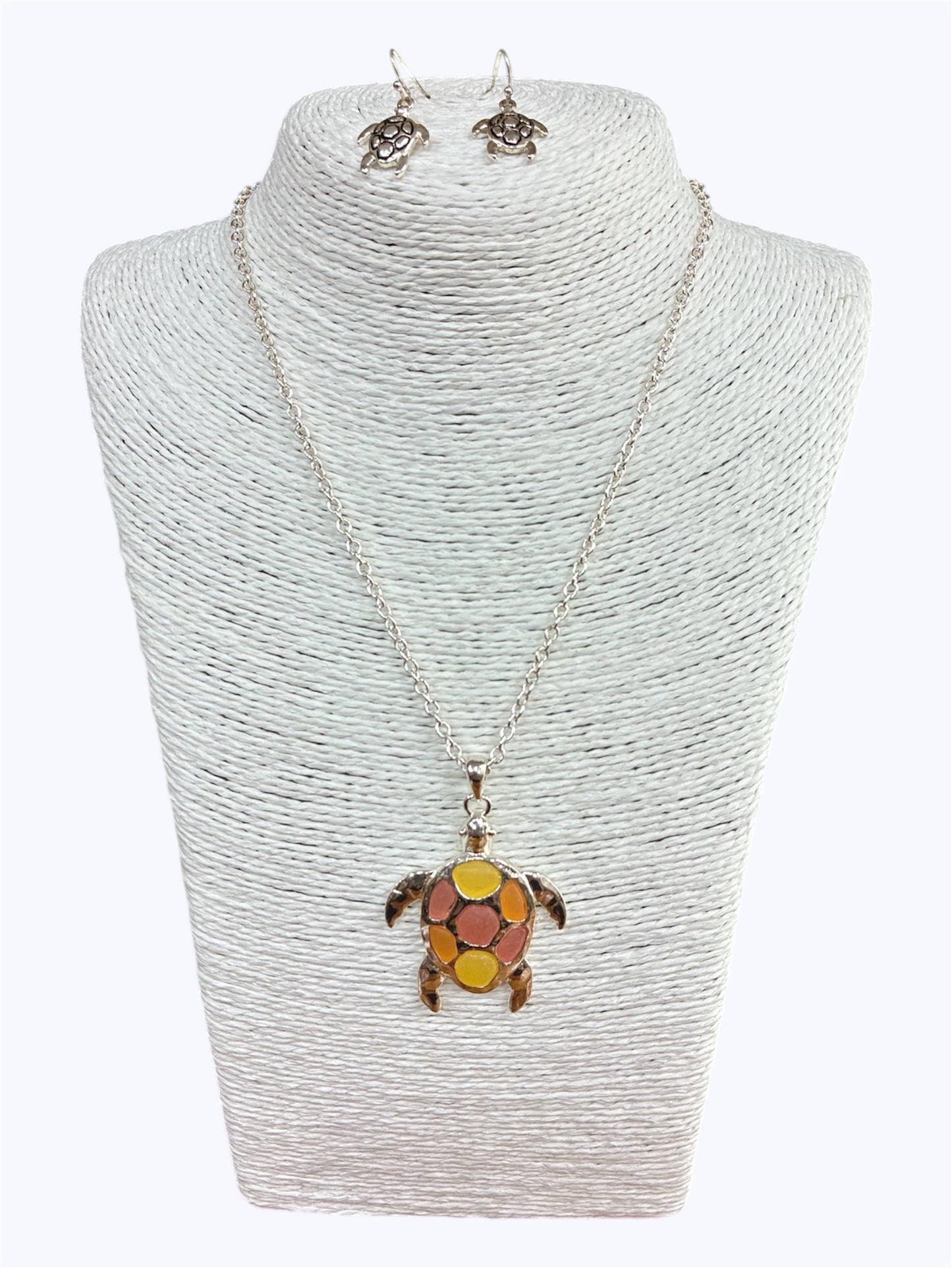 N0331 |Sea Life Turtle Pendant Necklace |AS6531