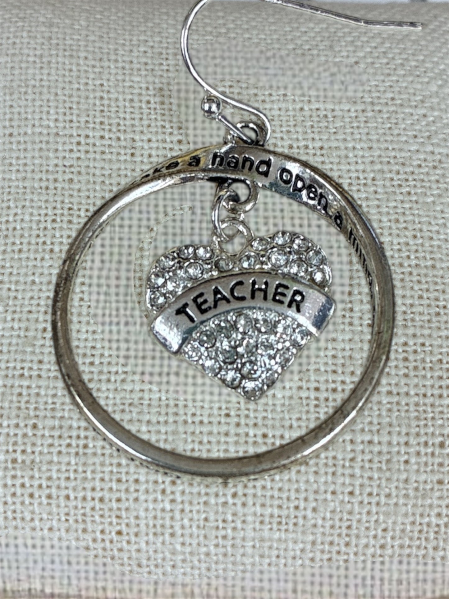 E1986 | Inspirational Teacher Earrings | AE6576