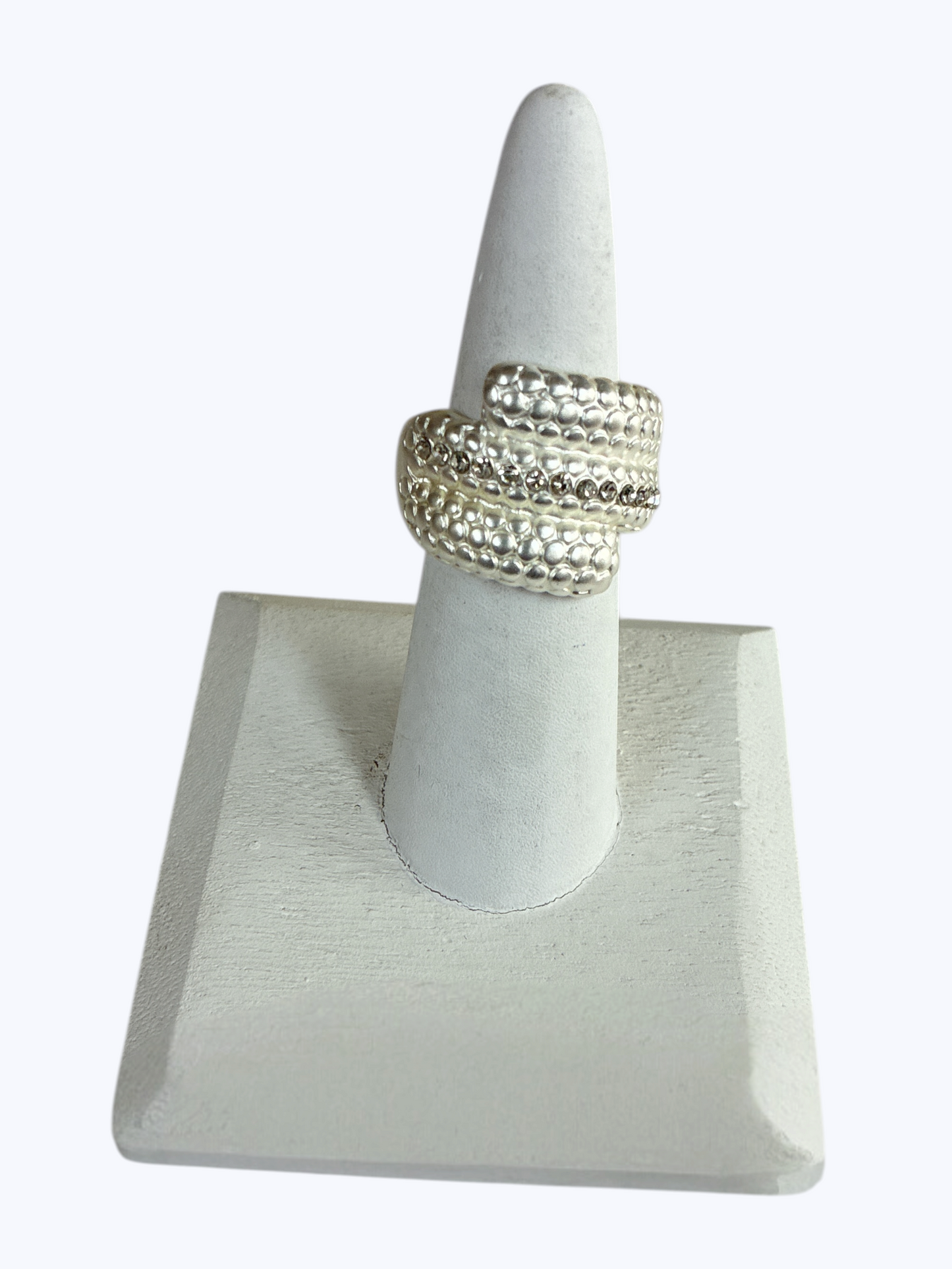 R0106 | Matte Spiral Stretch Ring | RG26123