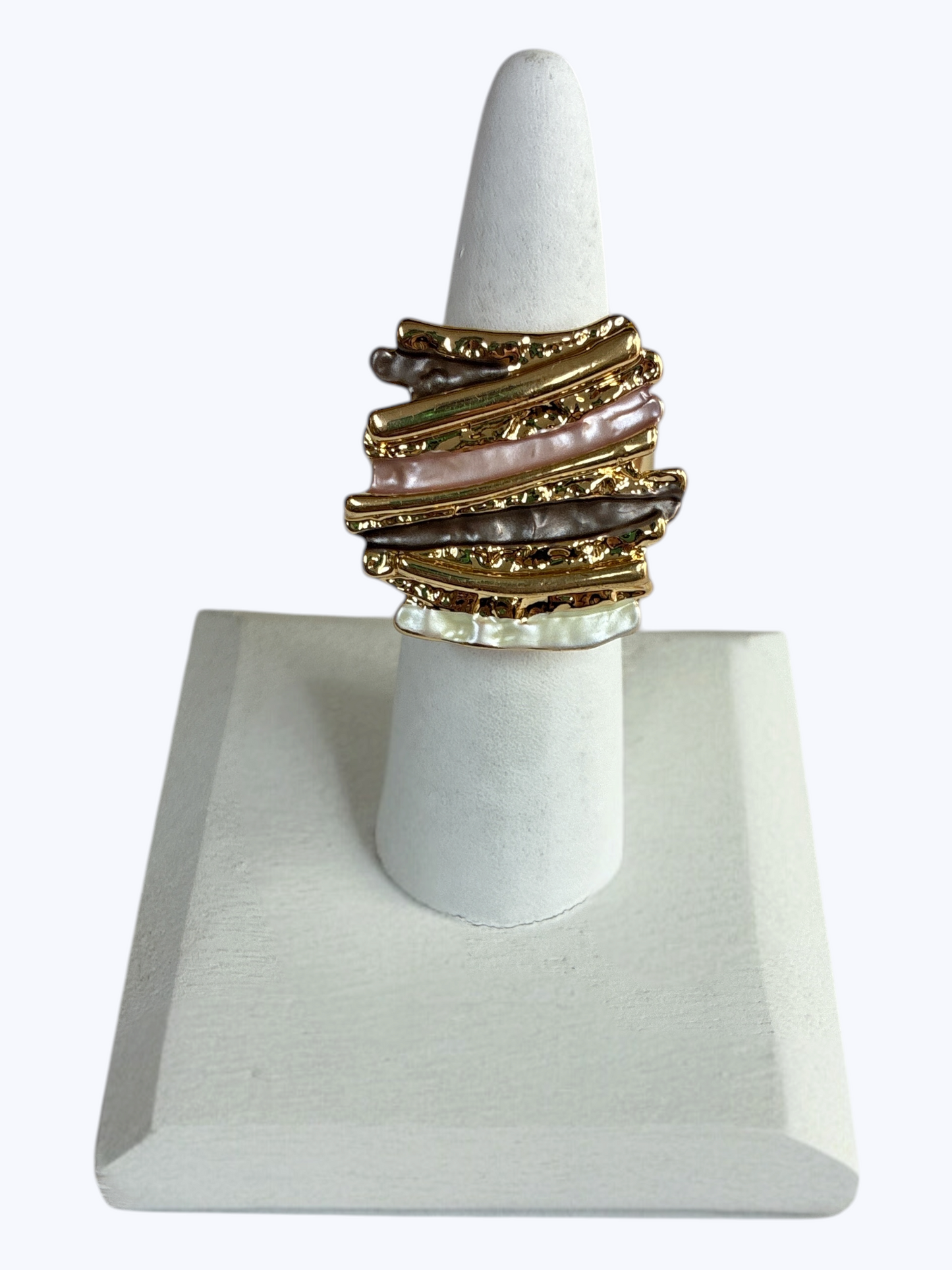 R0096 | Geometric Enamel Stretch Ring | RG26113