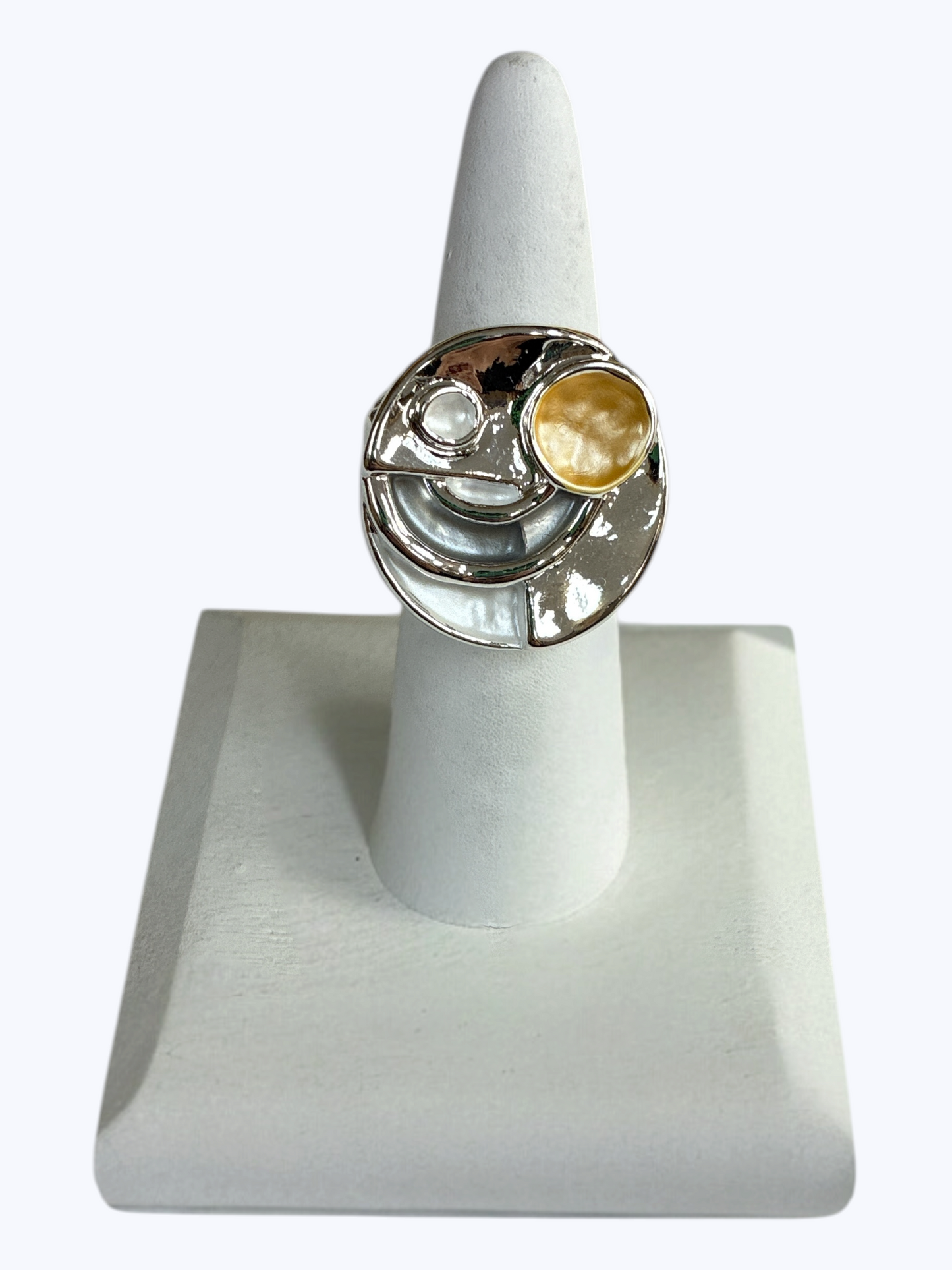 R0094 | Shiny and Color Stretch Ring Matte | RG26111