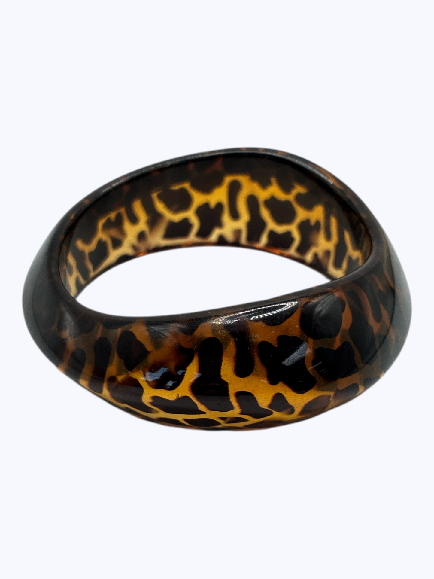 B0469 | Leopard Acrylic Bangle Bracelet | BR26127