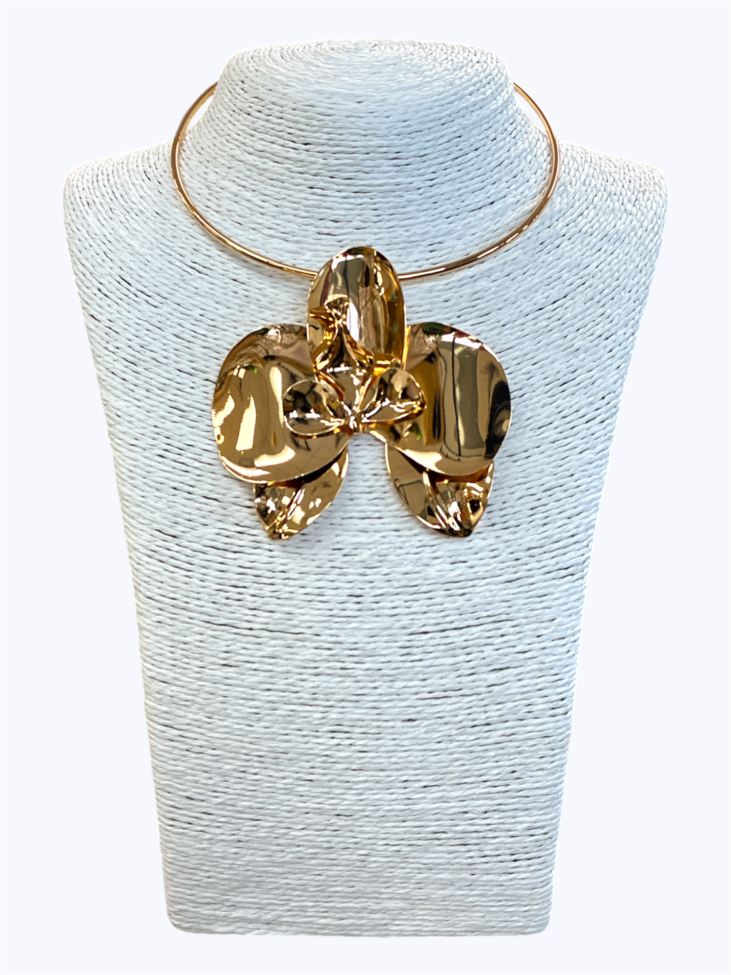 N5077 | Orchid Bloom Statement Necklace | 25N1683
