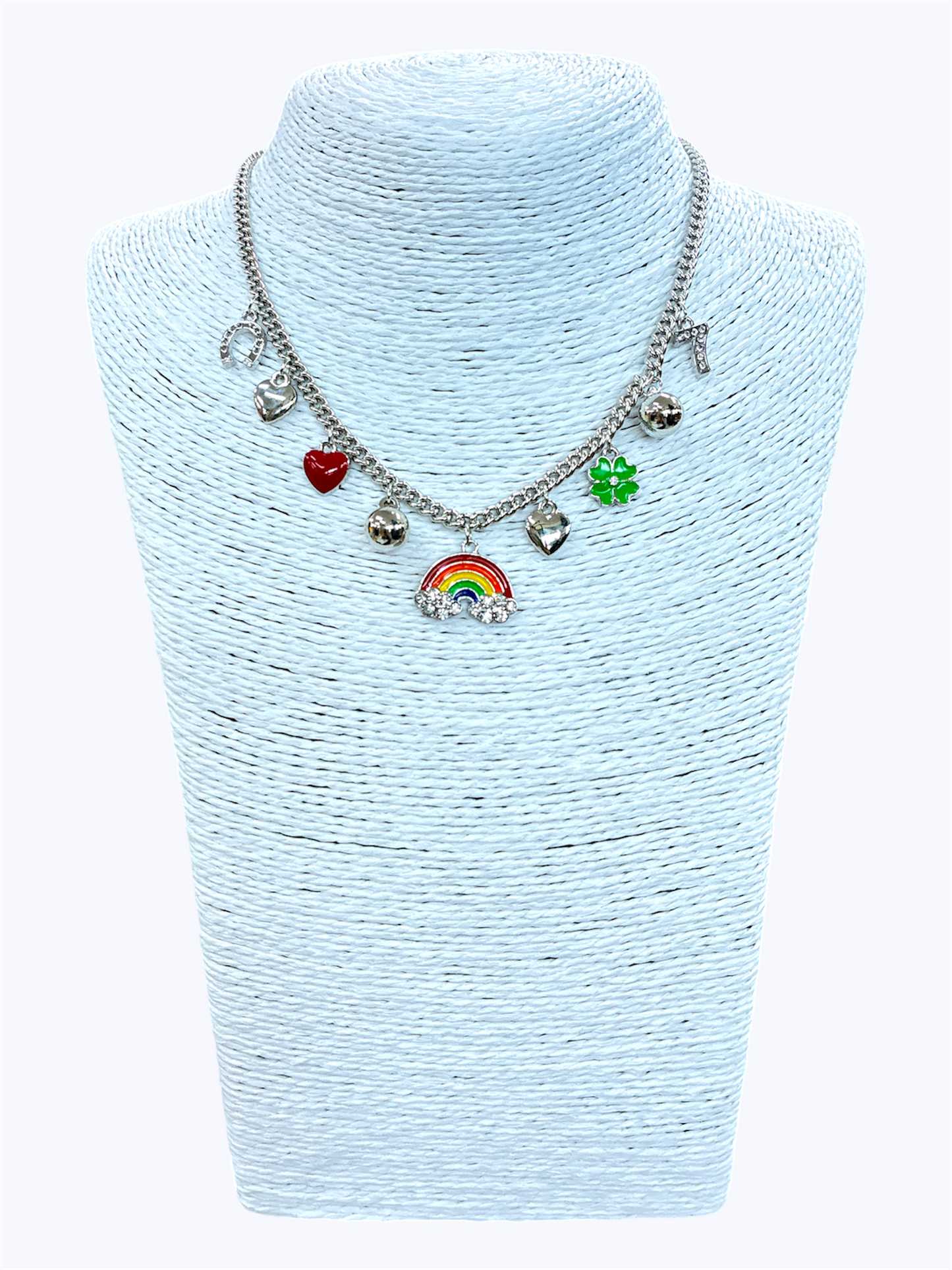 N0562| Multi Charms Dangle Necklace | YN3746