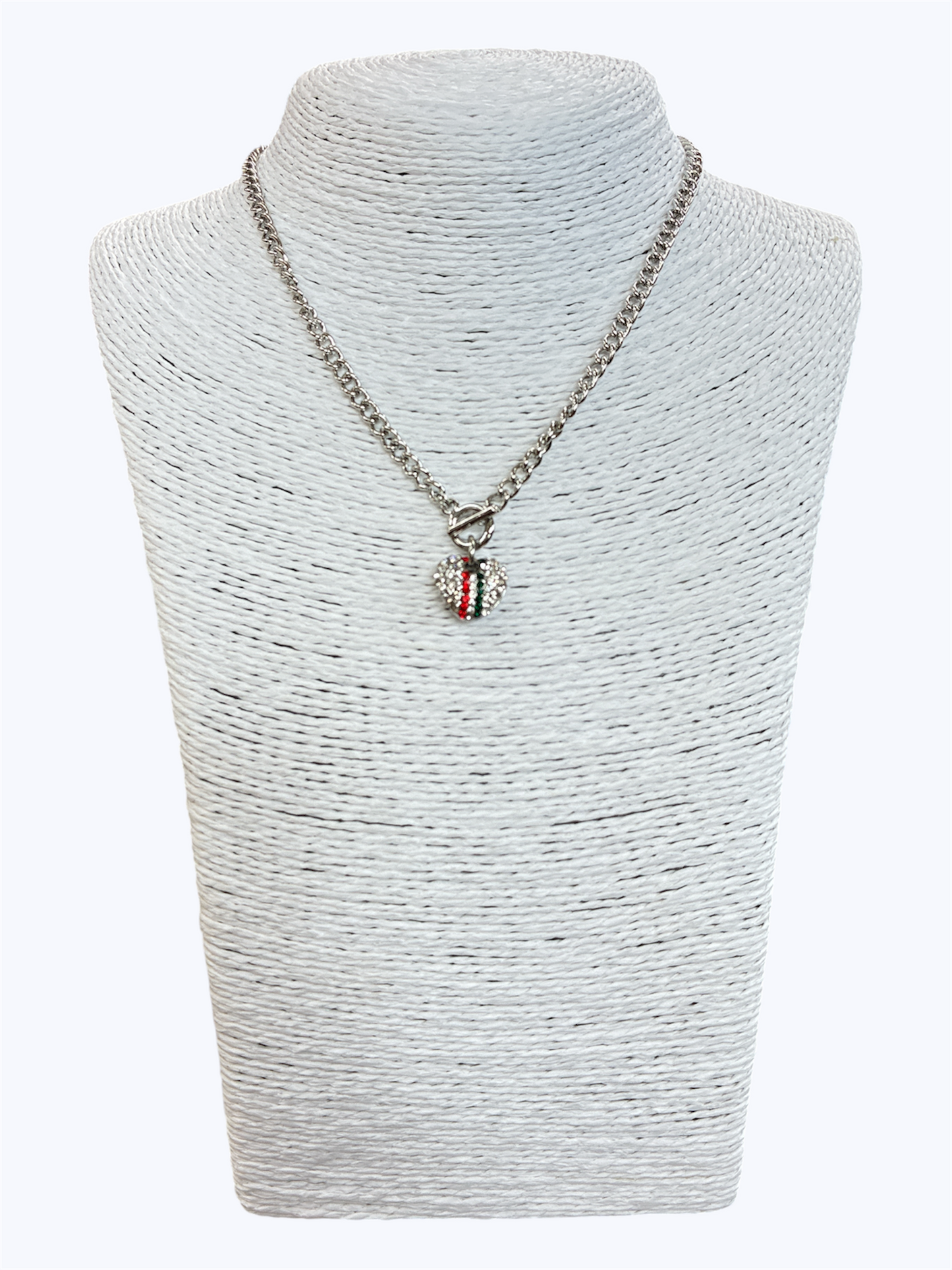 N0051 | Heart Charm Choker Necklace | YN2100