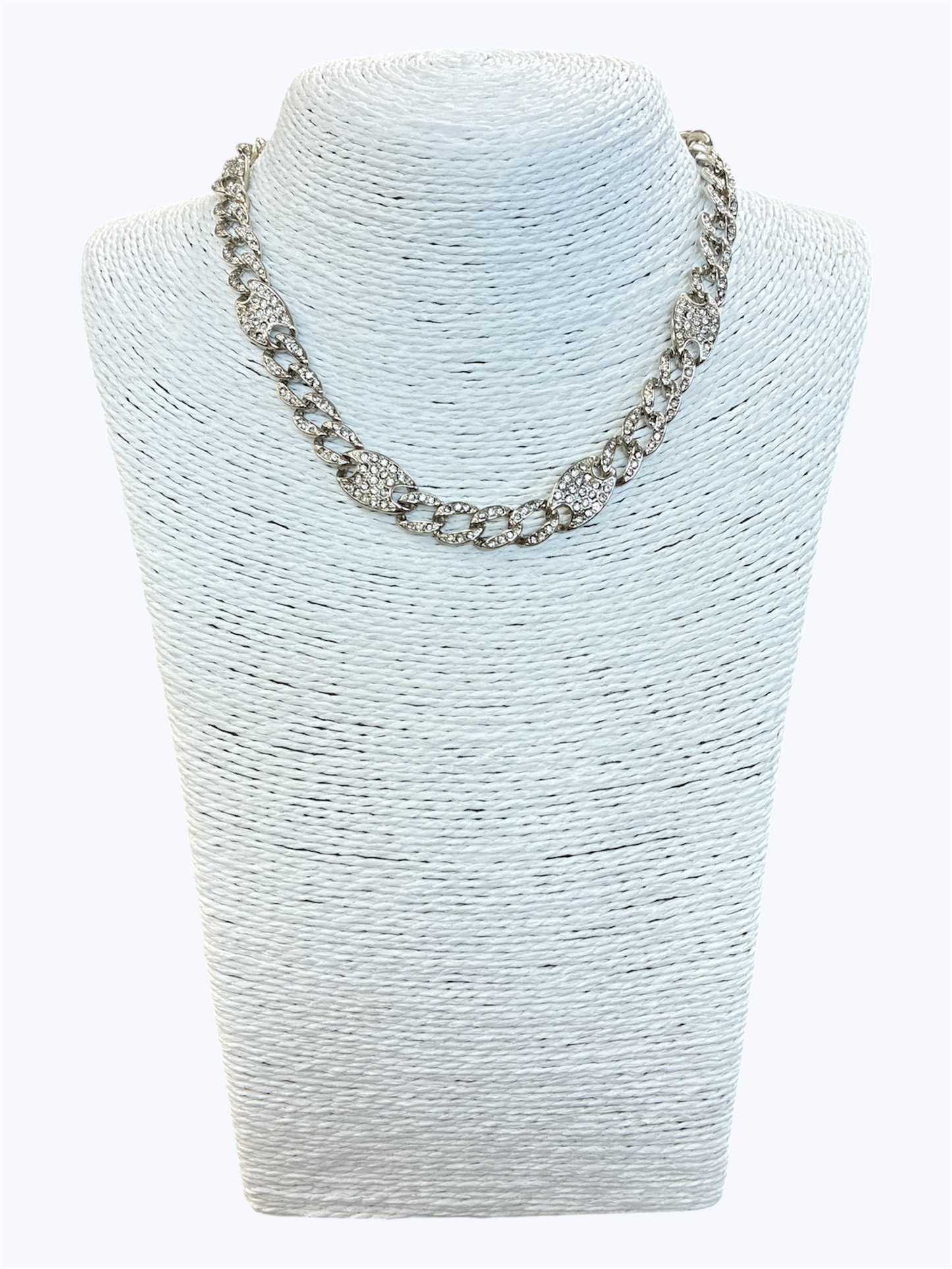 N0456 |Rhinestones Chain Necklace |KS5156