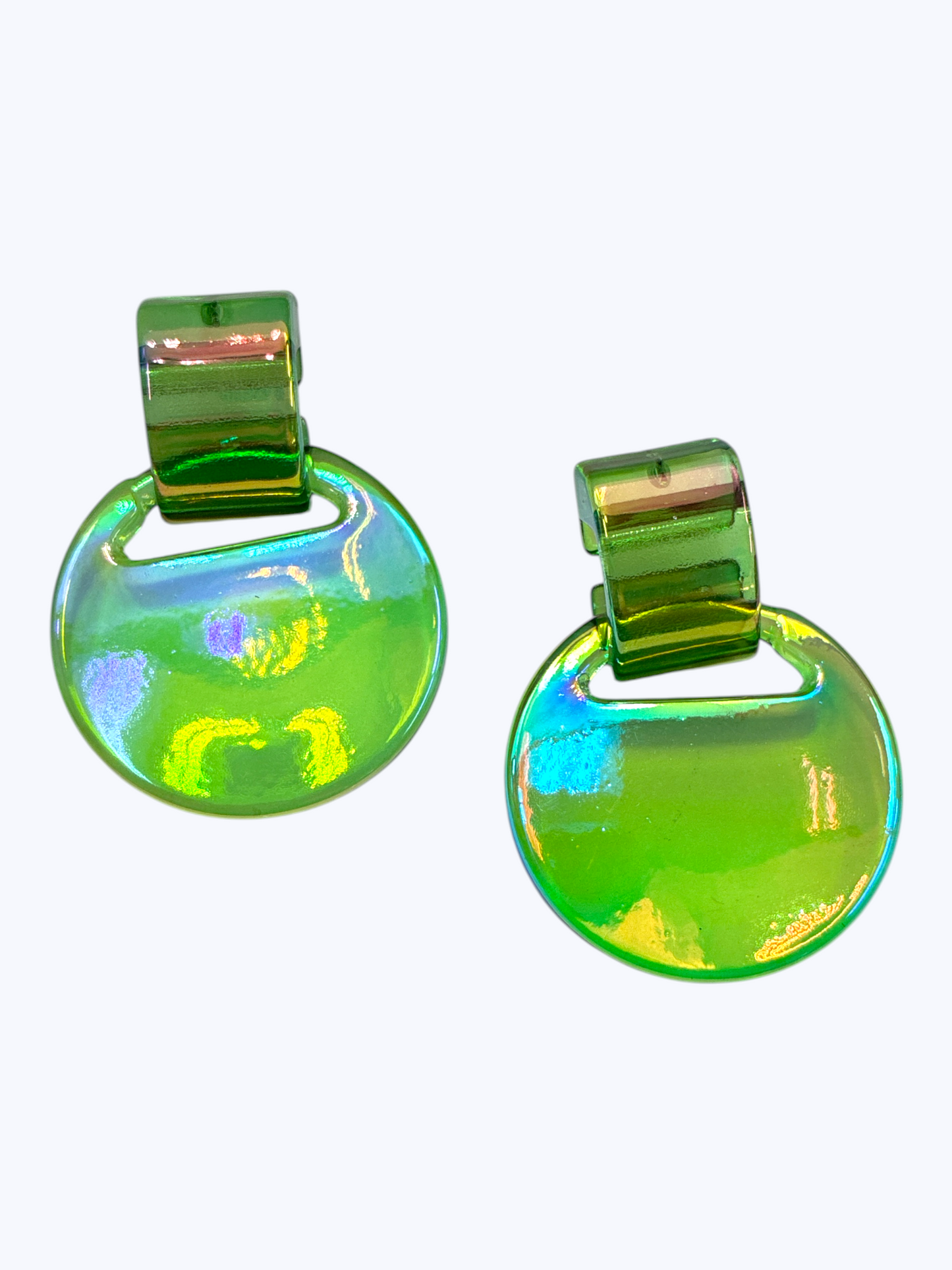 E2455 | Iridescent Disc Earrings | ER26148