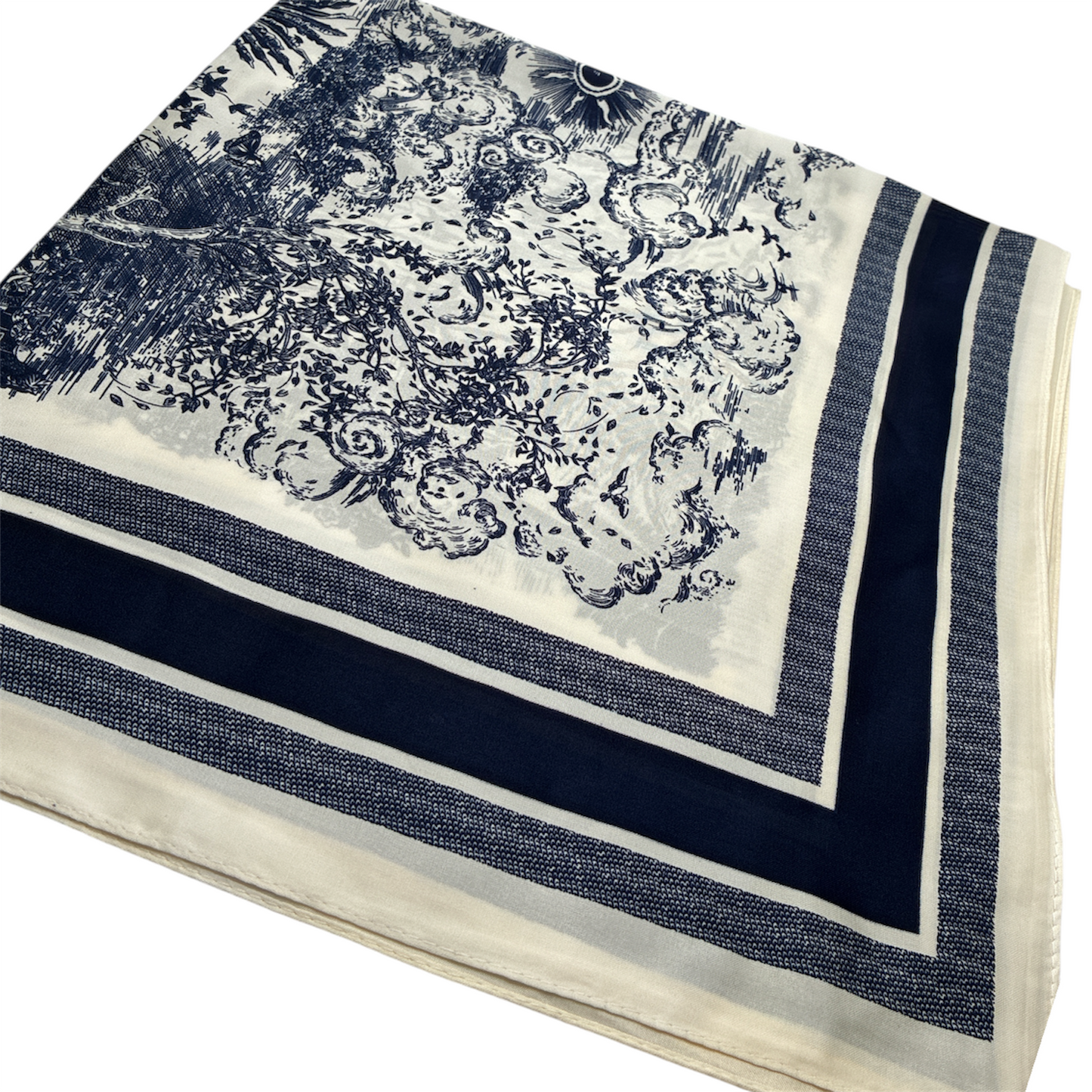 SS | Classic Toile Pattern Scarf | BSS26107