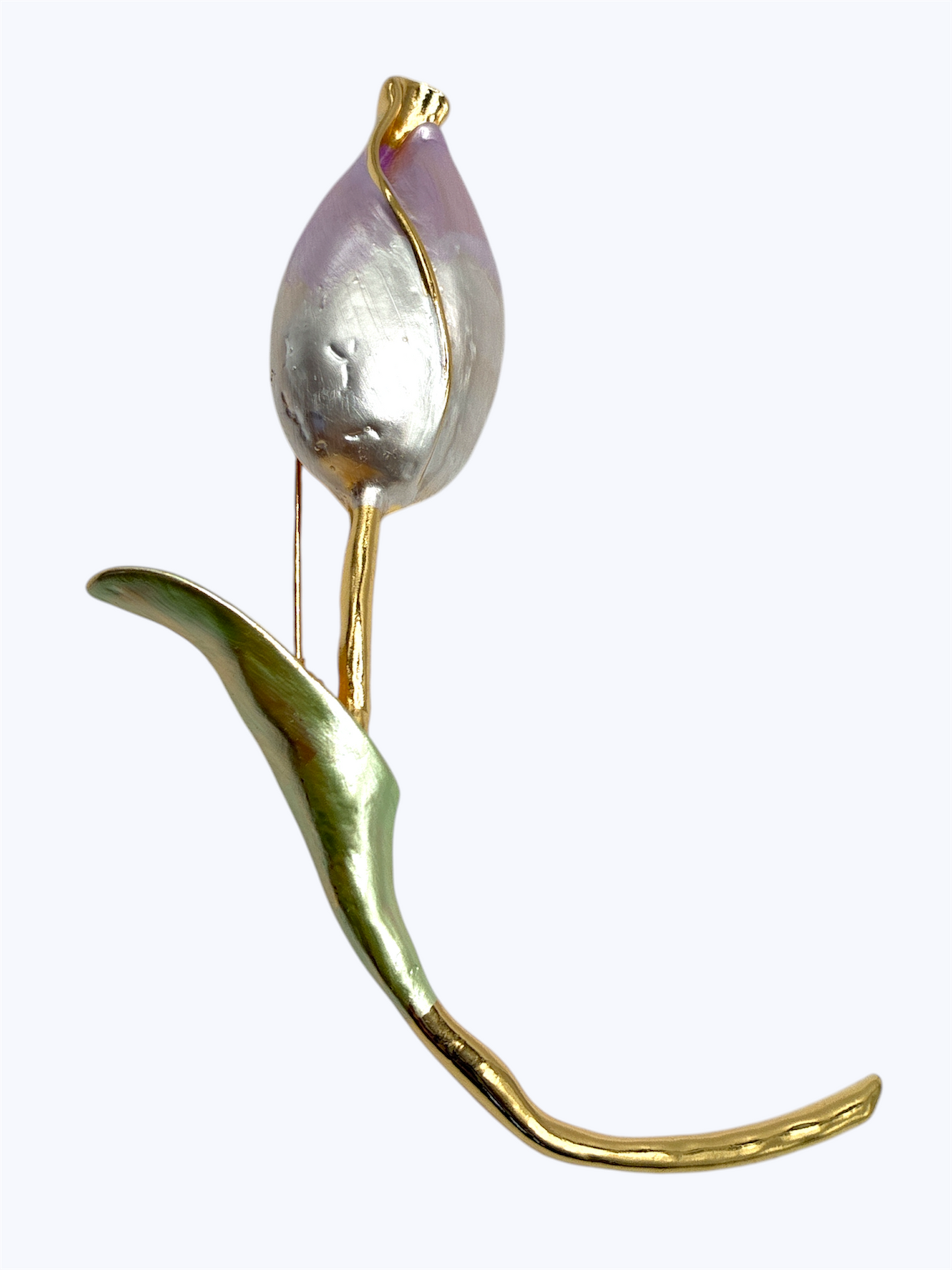 BR0458 | Tulip Stem Brooch | KP2221