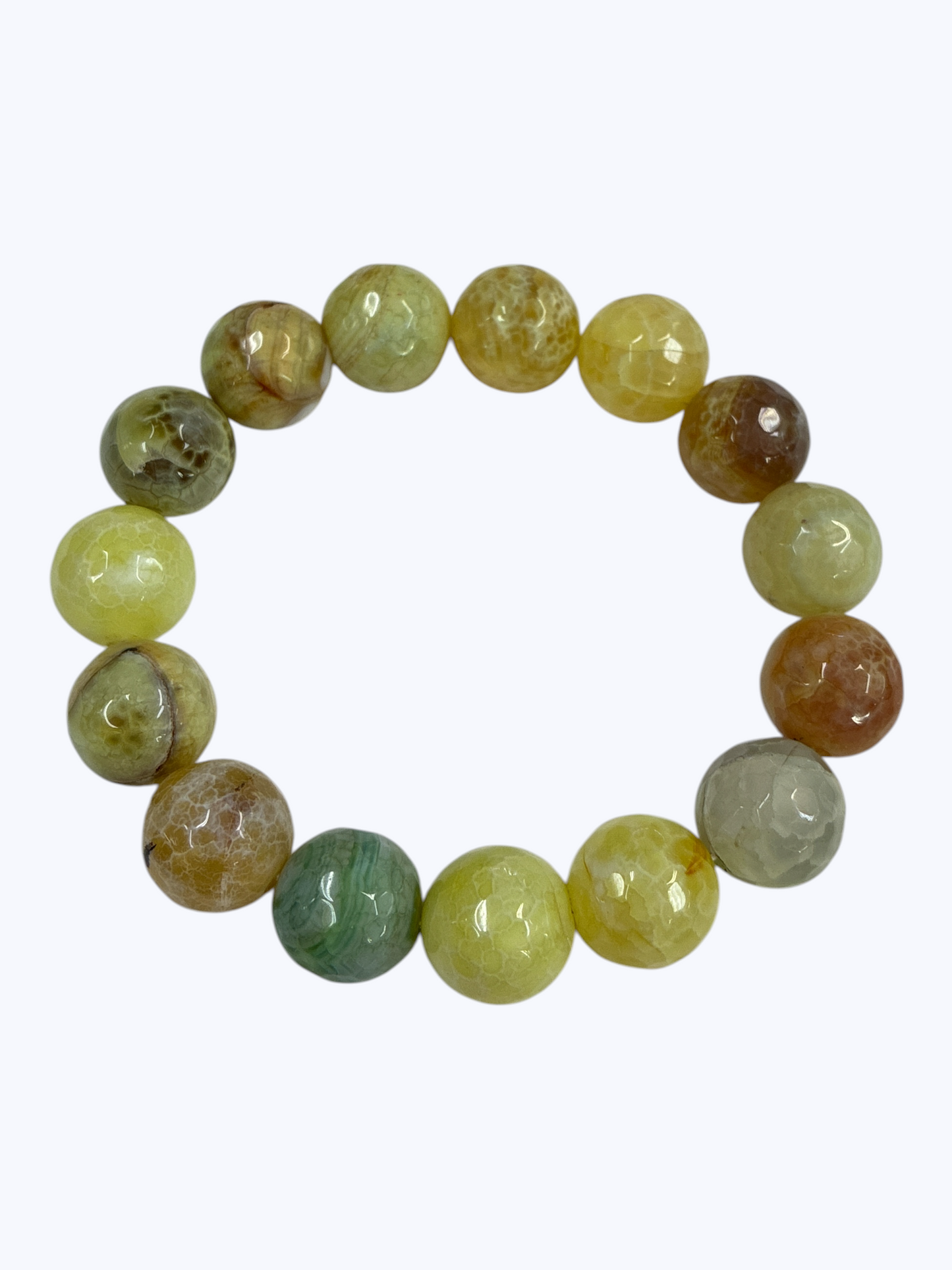 SB-SSB Tree Agate Natural Stone Bracelet