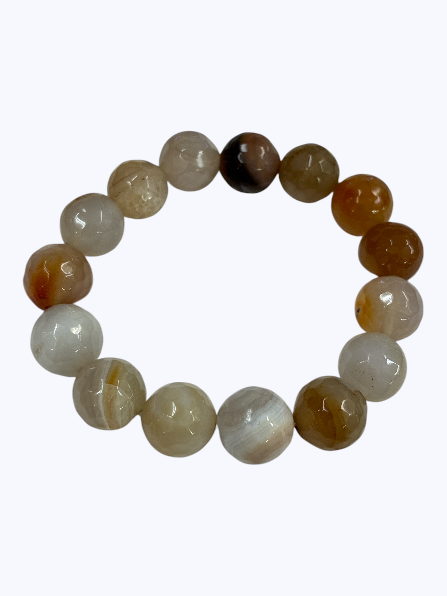 SB-SSB Selenite Multi Natural Stone Bracelet