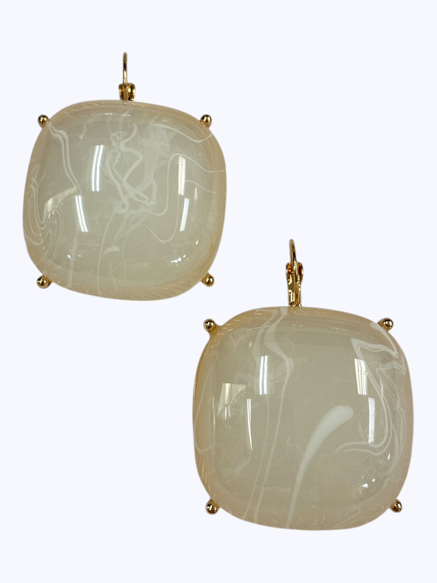 E2424 | Marbled Acrylic Drop Earrings | 25E6381