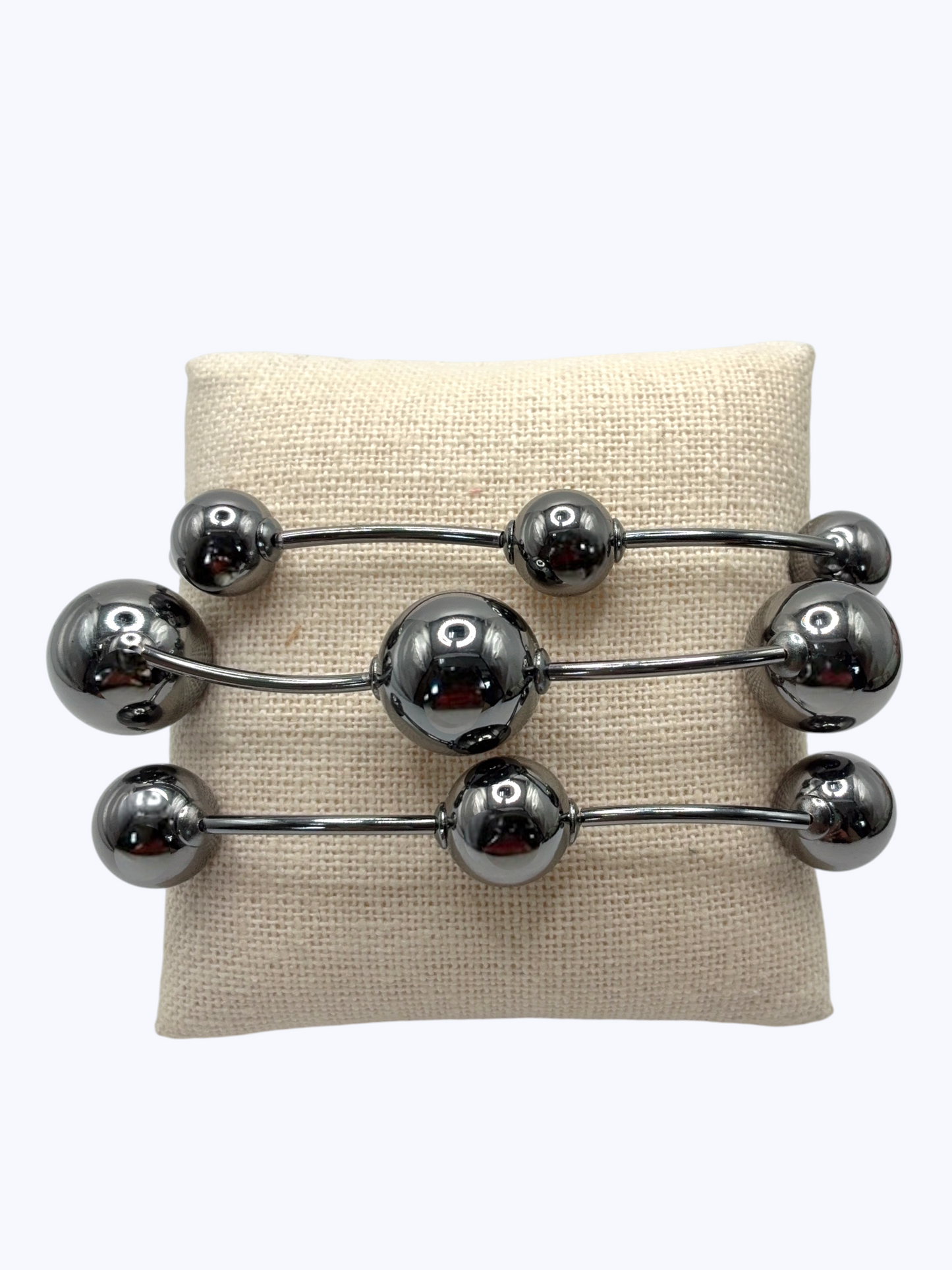 B0393 | Modern Bead Coil Bracelet | TB9233
