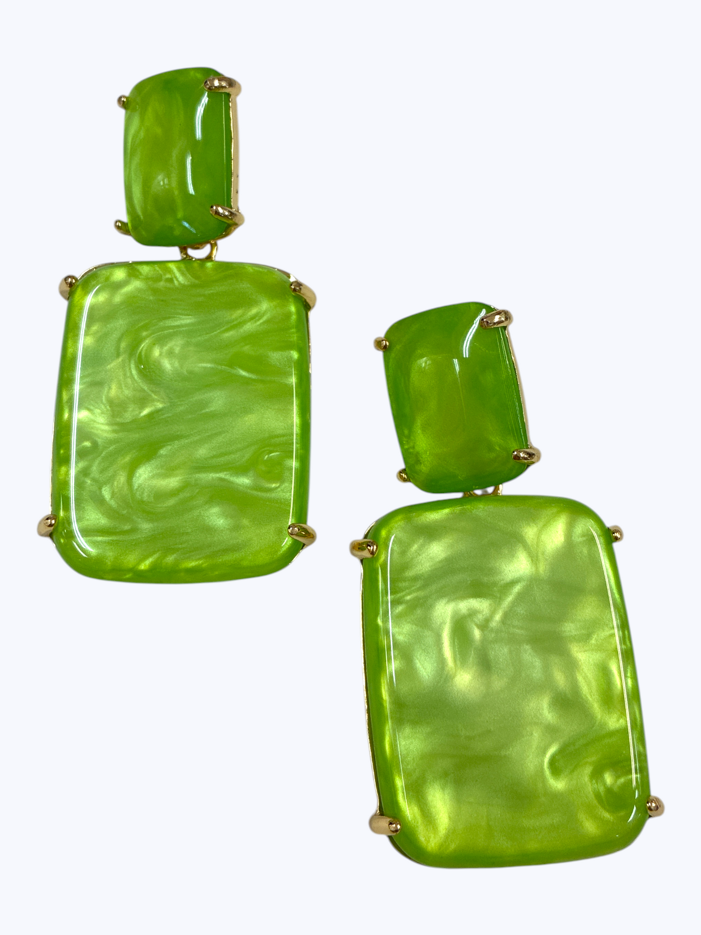 Bold Acrylic Drop Earrings | E2550