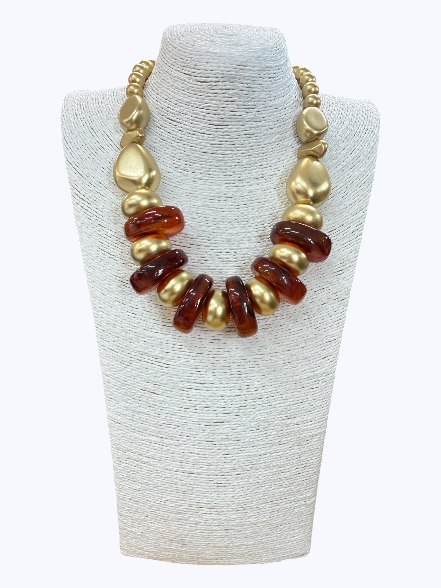 Mixed Chunky Beaded Necklace | N5278