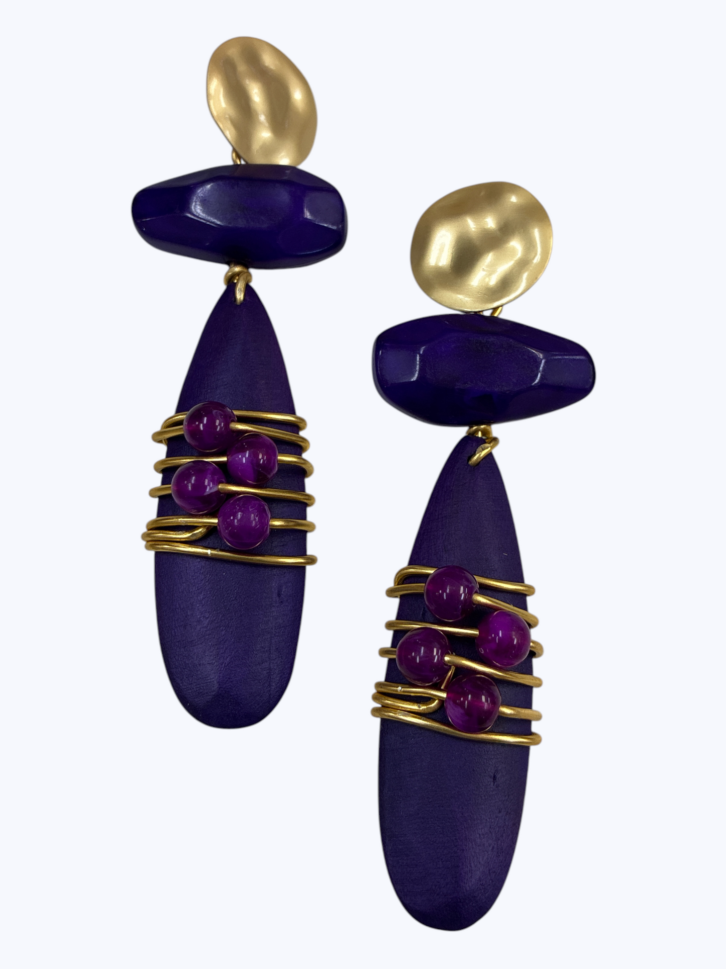 E2508 | Wire Wrapped Earrings | KE1101