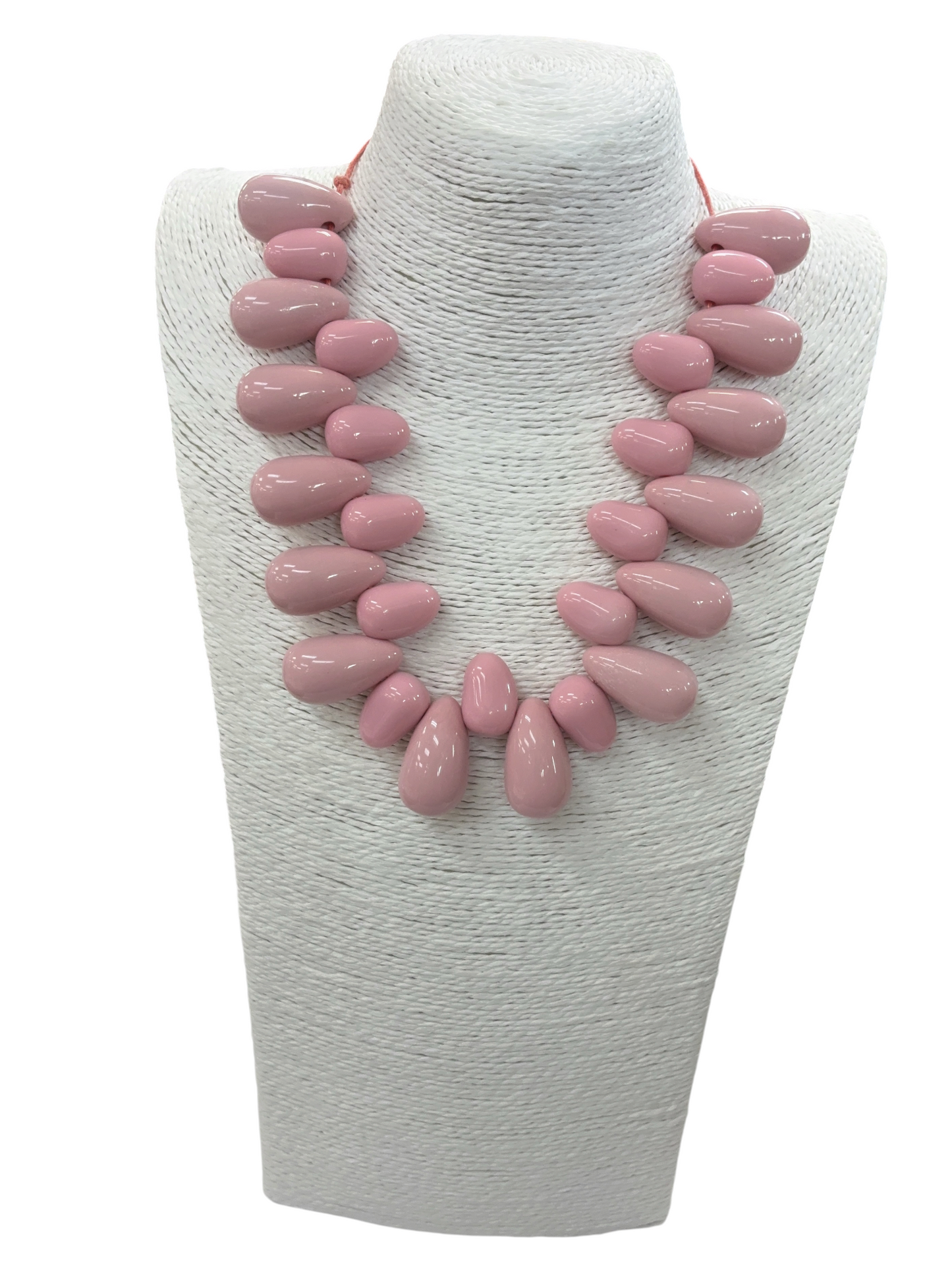 N5167 | Acrylic Teardrop Short Necklace | NK26140