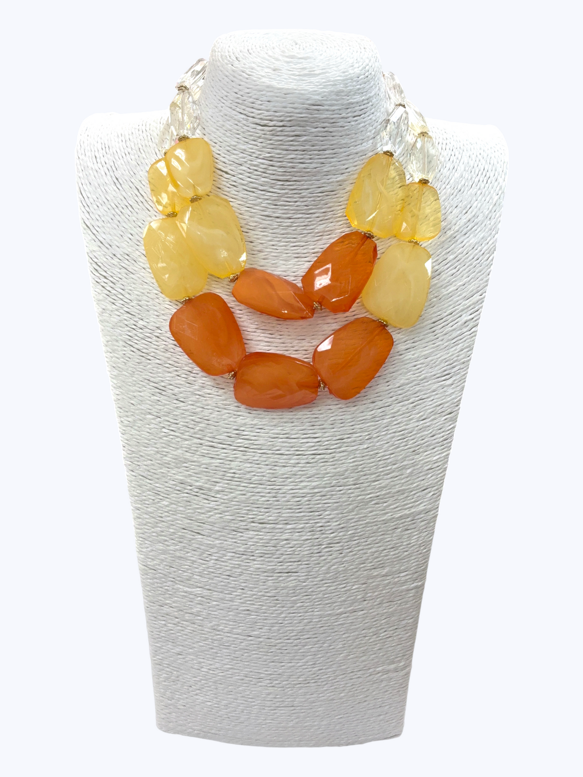 Acrylic Double Strand Short Necklace | N5110