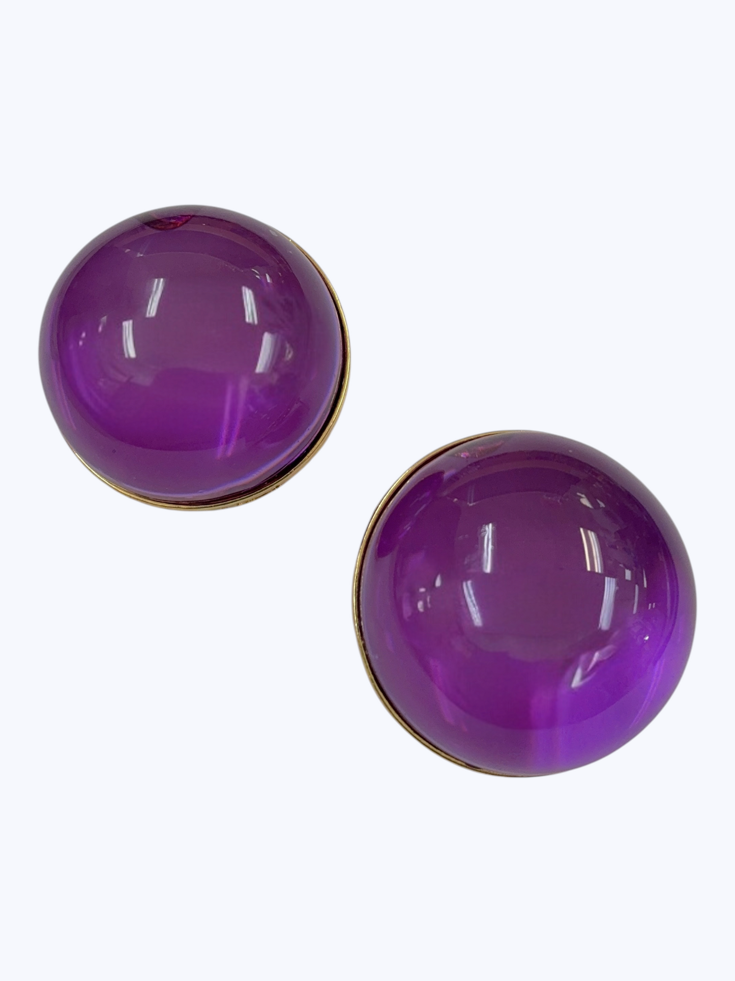 Dome Acrylic Stud Earrings | E2565