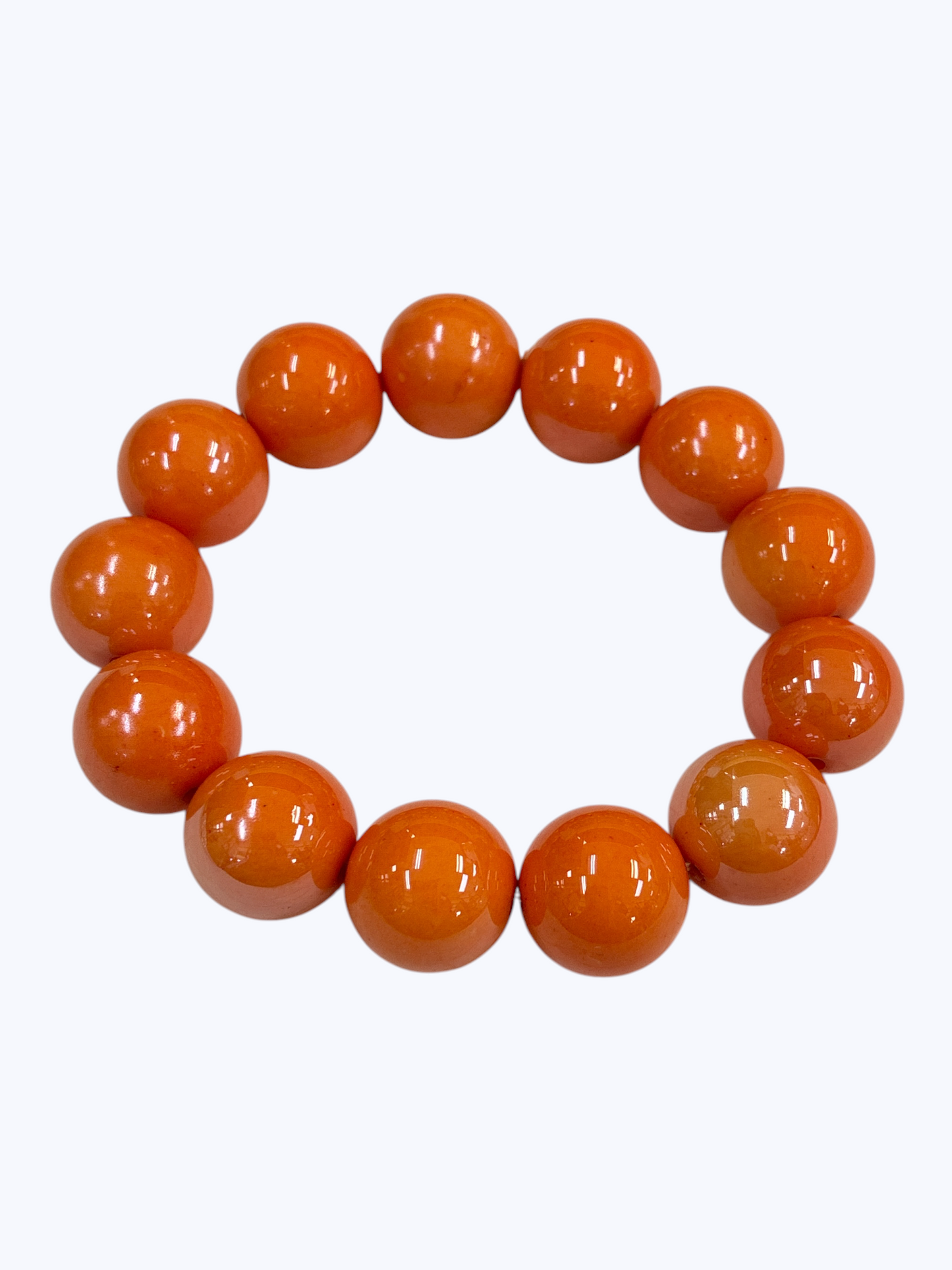 12mm Acrylic Ball Bead Bracelet - B0552
