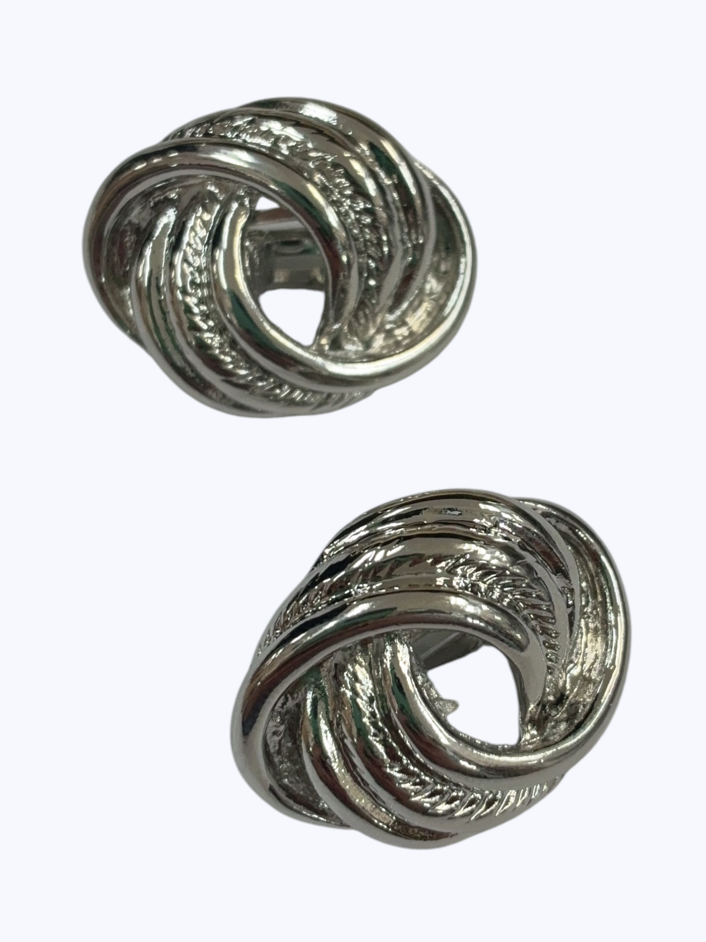 Twisted Knot Clip-On Earrings - E2592