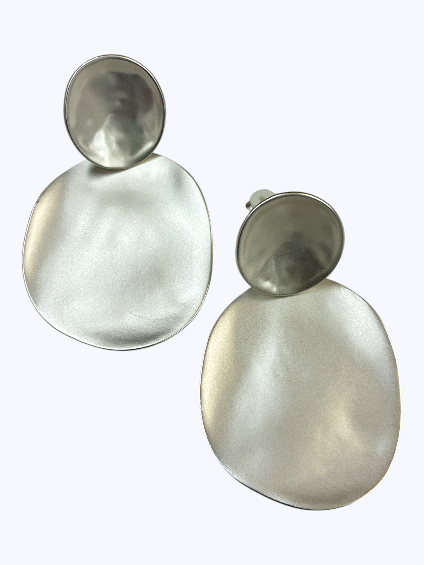 Modern Teardrop Clip-On Earrings - E2593