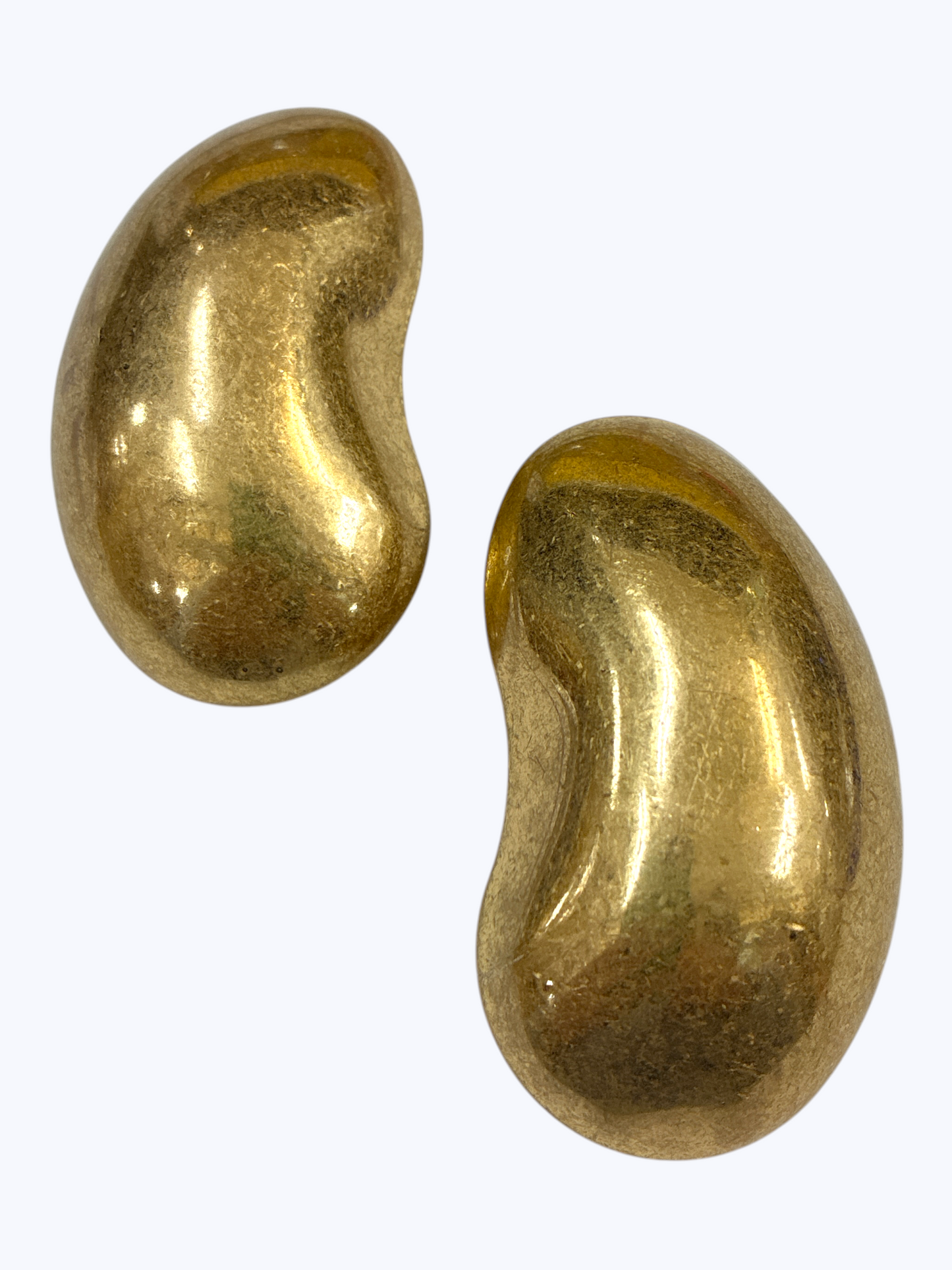 Matte Oversized Oval Post Earrings - E2598