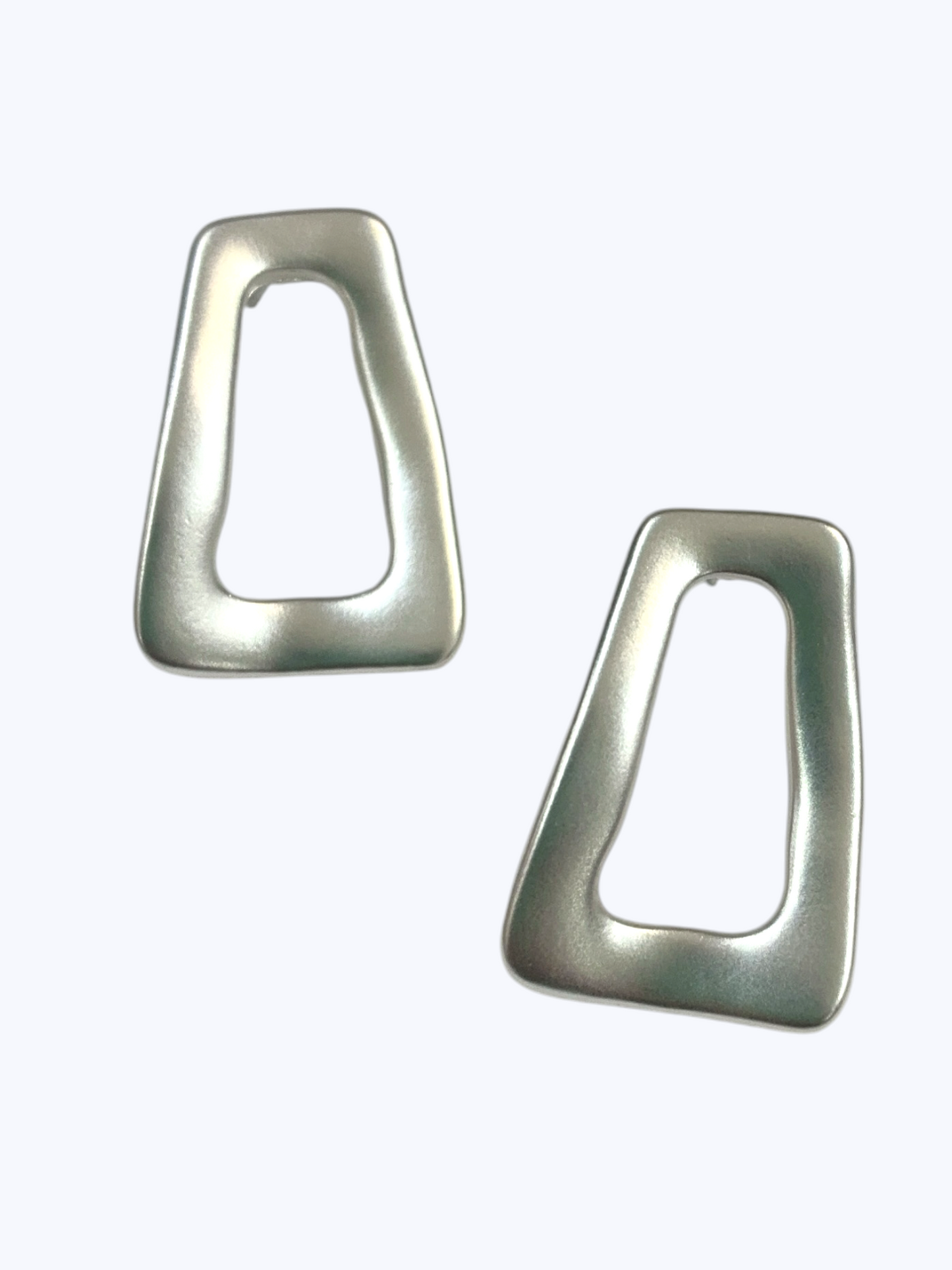 Geometric Matte Open Frame Earrings - E2607