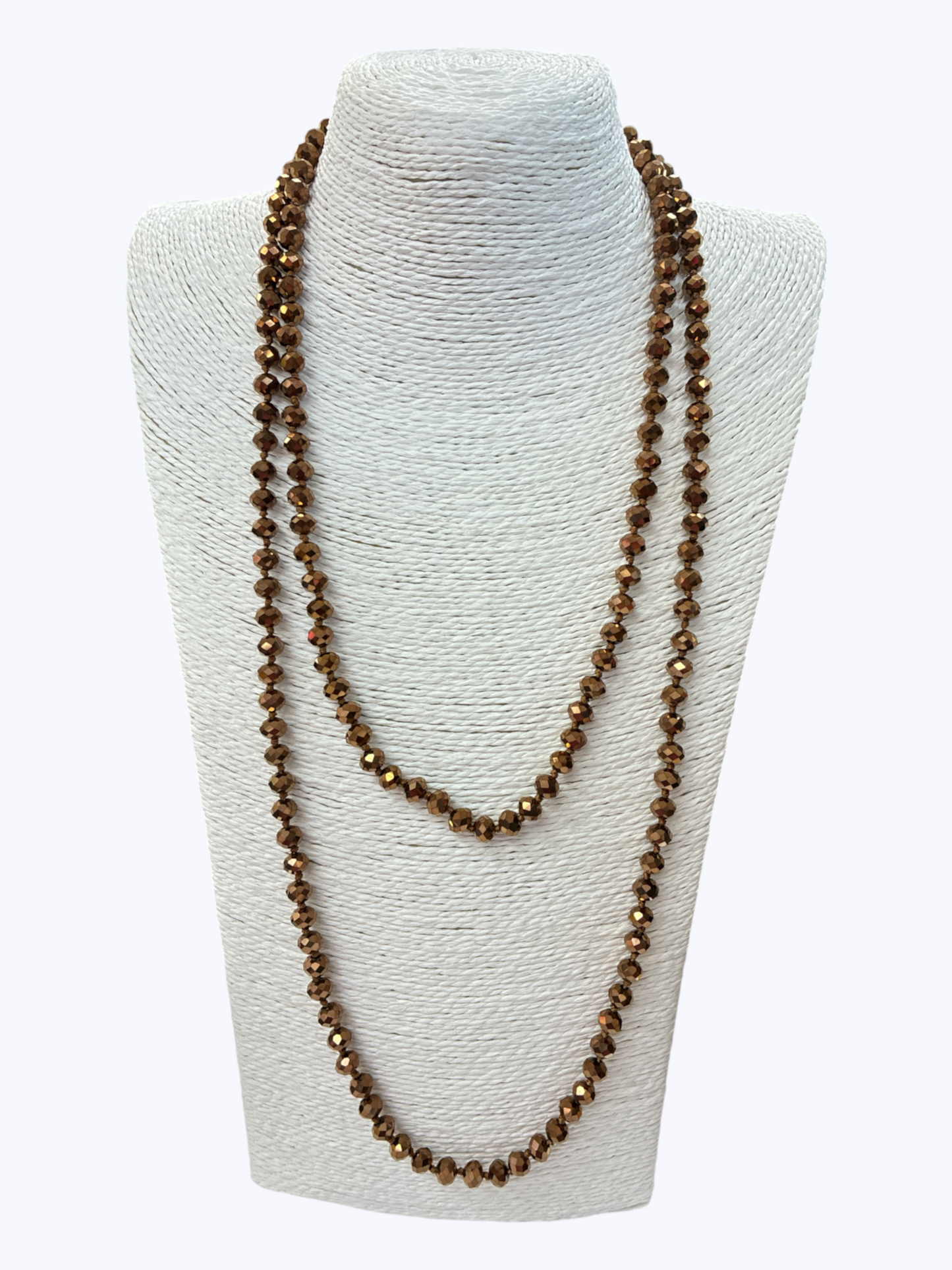 Faceted Crystal Strand Necklace | N5378