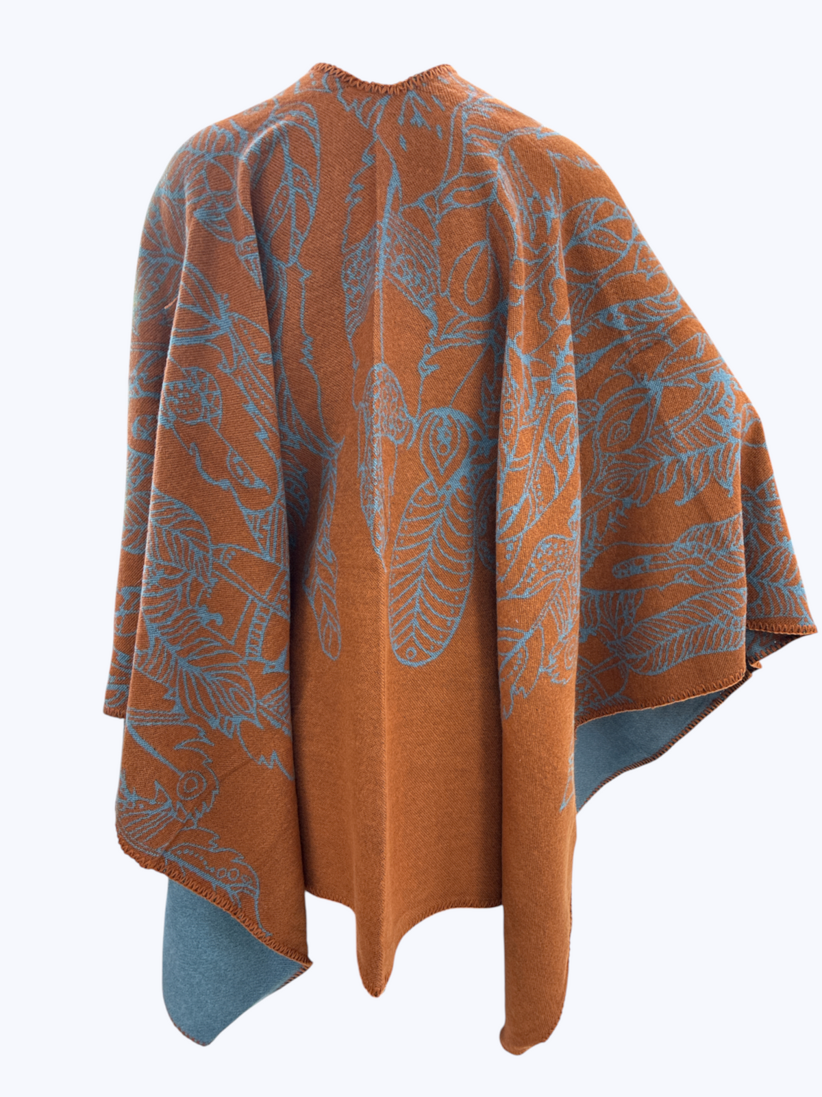 Leaf Pattern Poncho | PC116