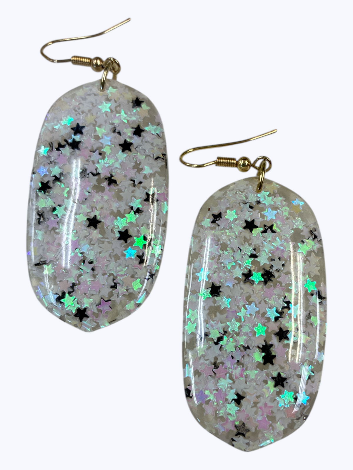 Starry Night Oval Dangle Earrings | E1624