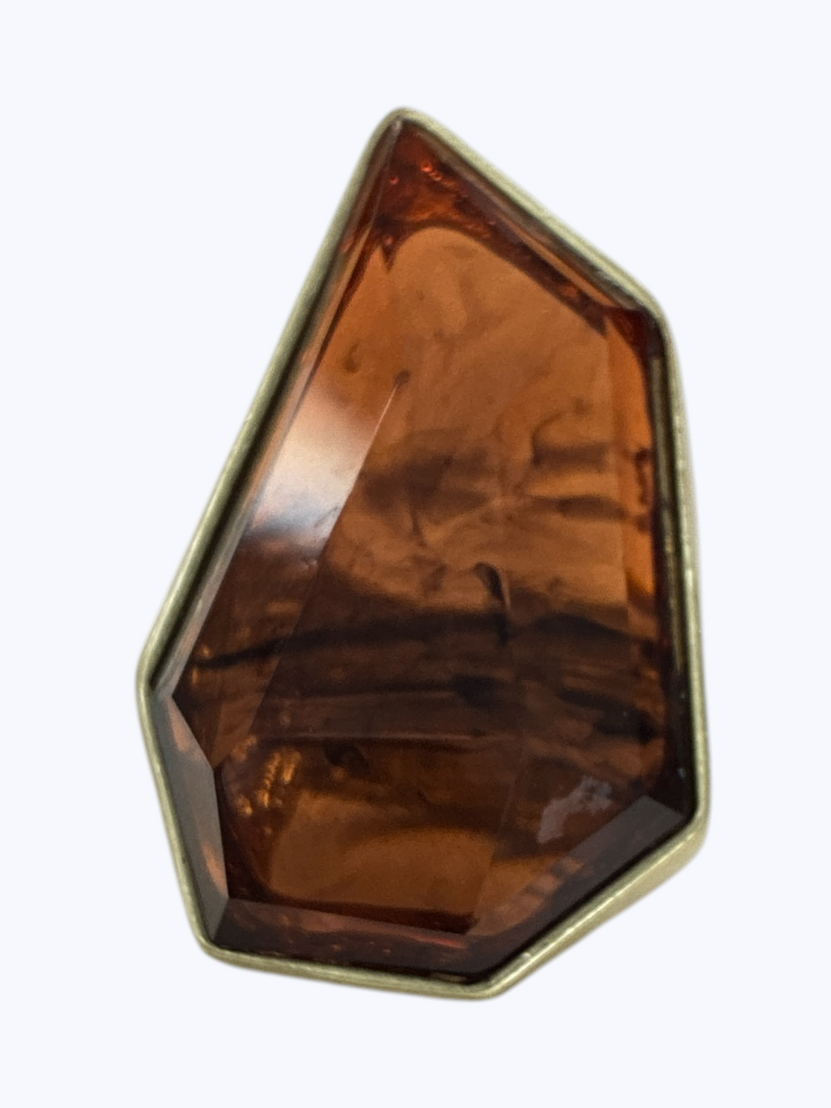 Geometric Coffin-Shaped Ring | R0162
