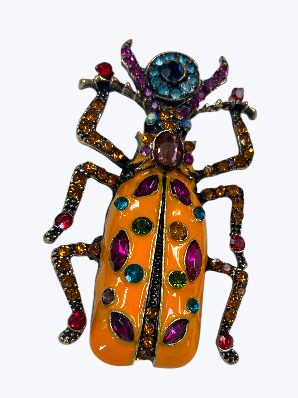 Vintage-Inspired Beetle Brooch | BR0504