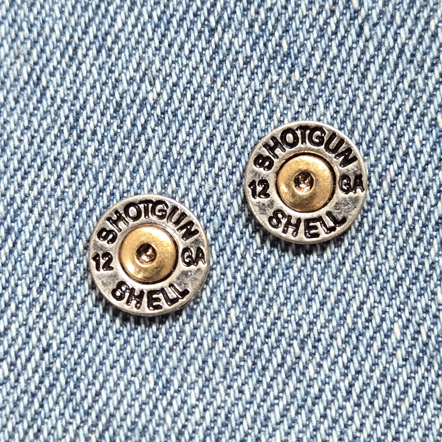 E1295 QE2942 Bullet Design Stud Earrings
