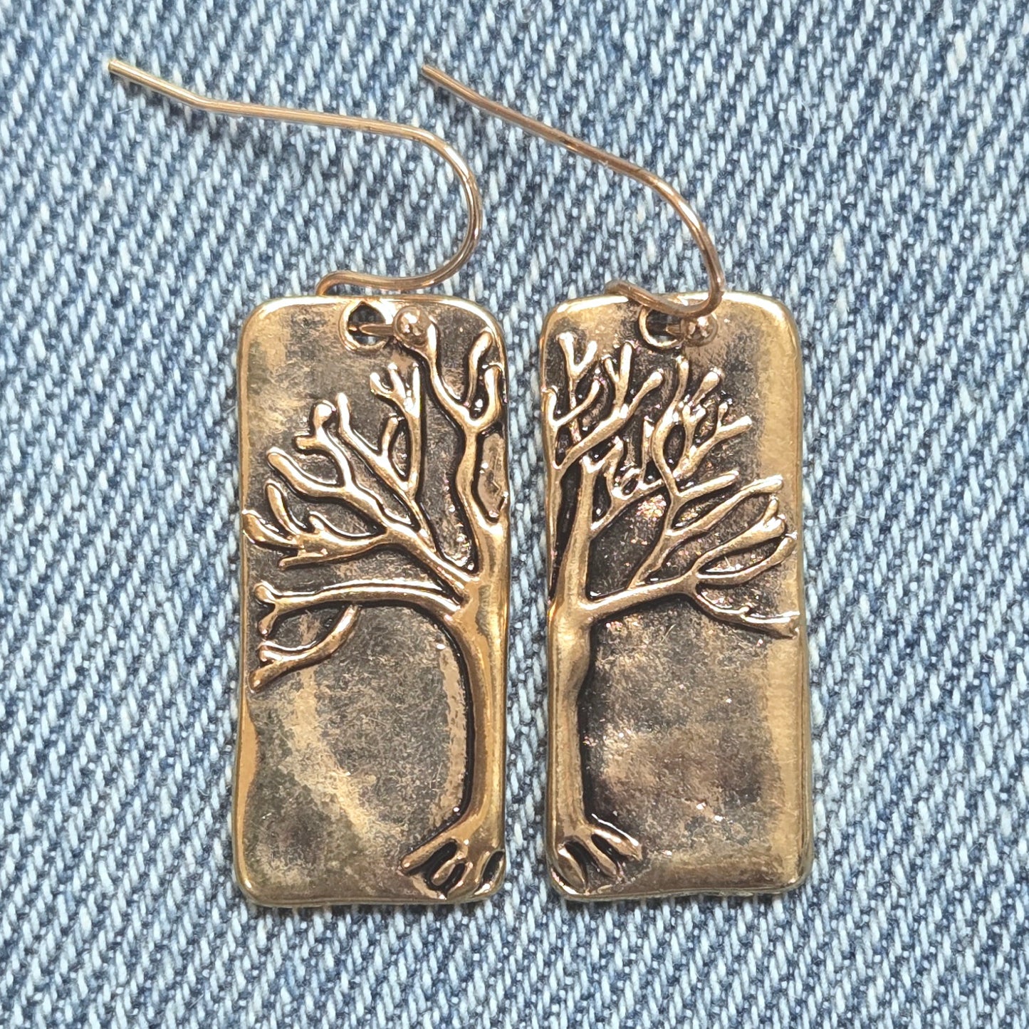 E1216 QE3024 Tree of Life Design Drop Dangle Earrings