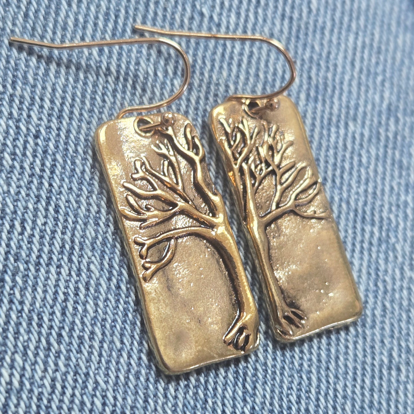 E1216 QE3024 Tree of Life Design Drop Dangle Earrings