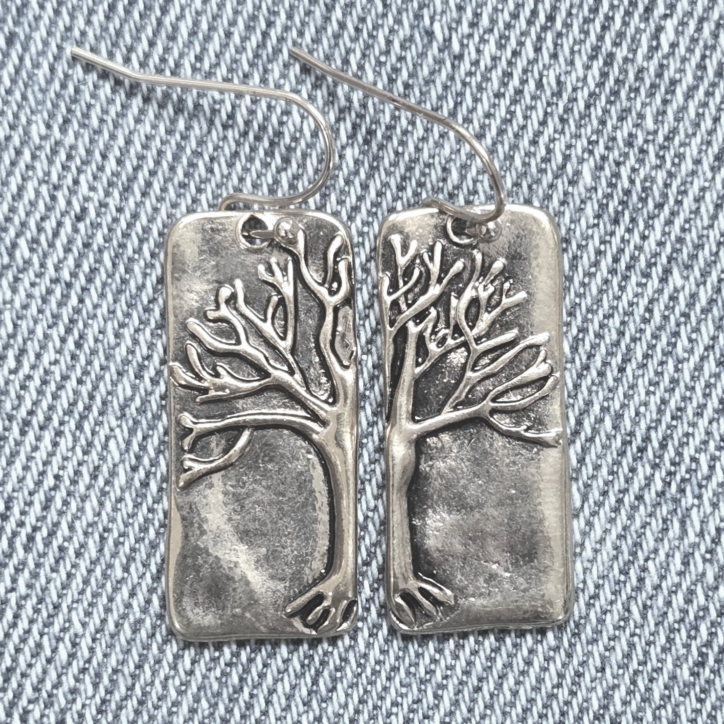 E1216 QE3024 Tree of Life Design Drop Dangle Earrings