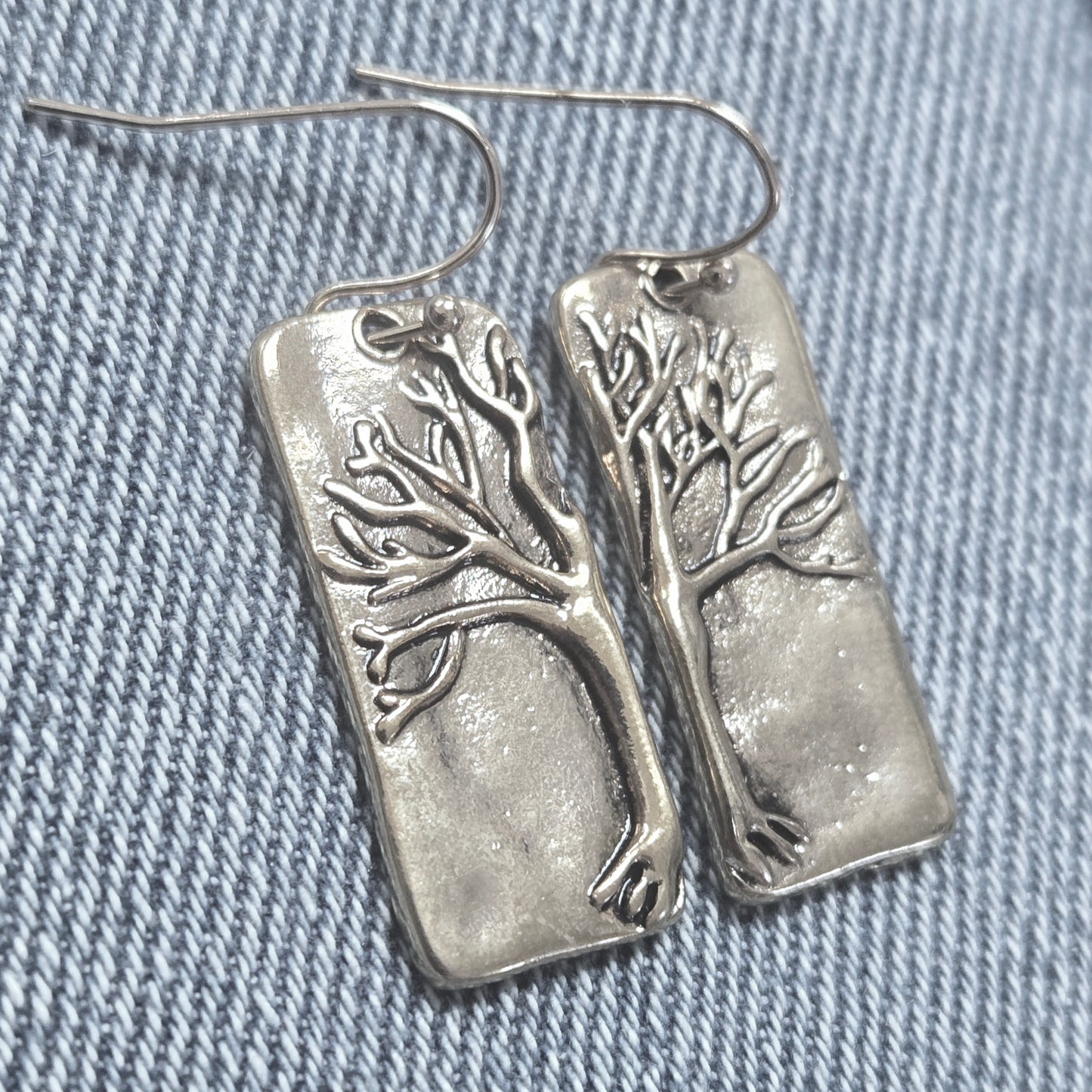 E1216 QE3024 Tree of Life Design Drop Dangle Earrings