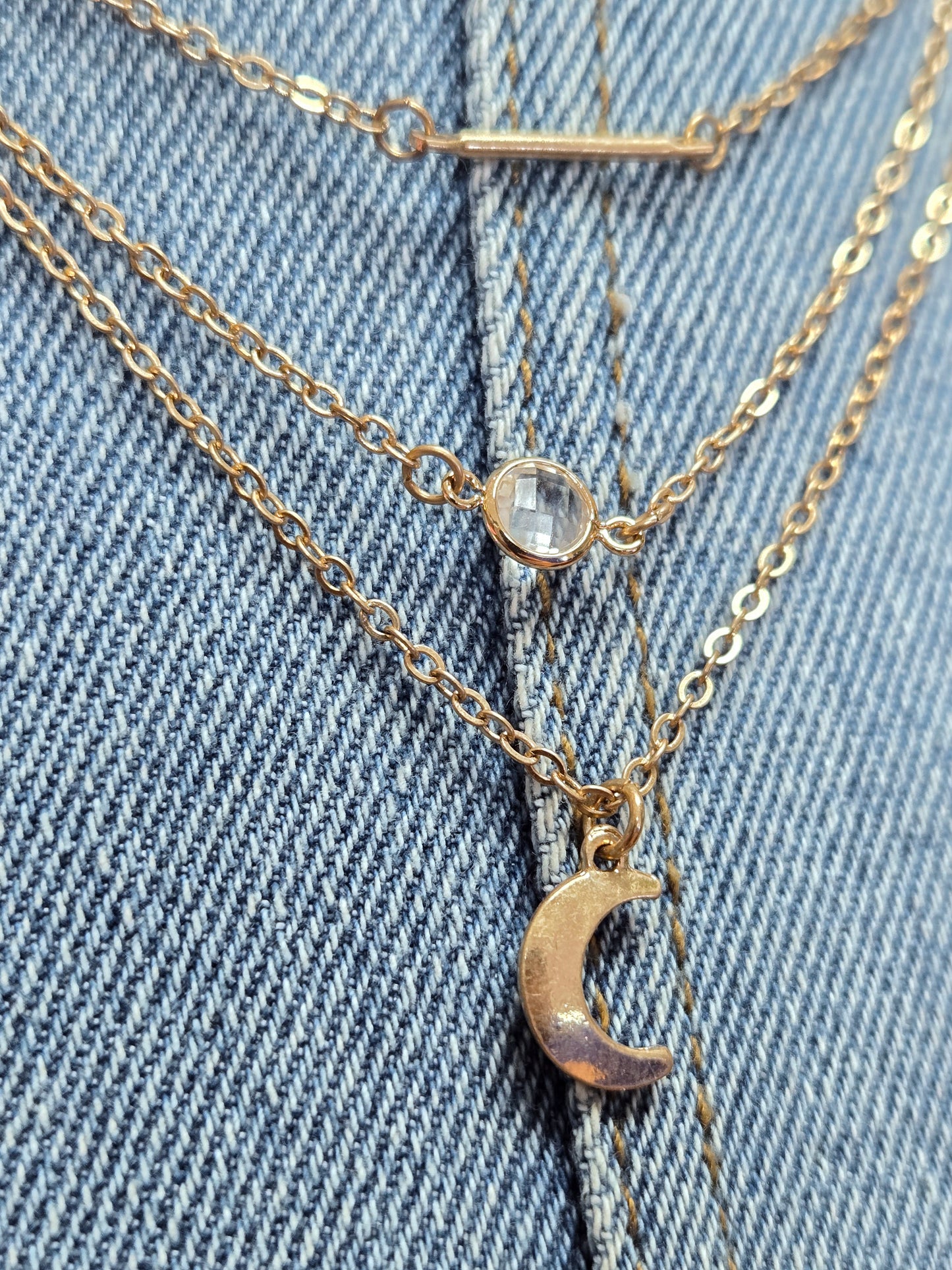 N0498 QN4261 Mini Pendants Dainty Necklace