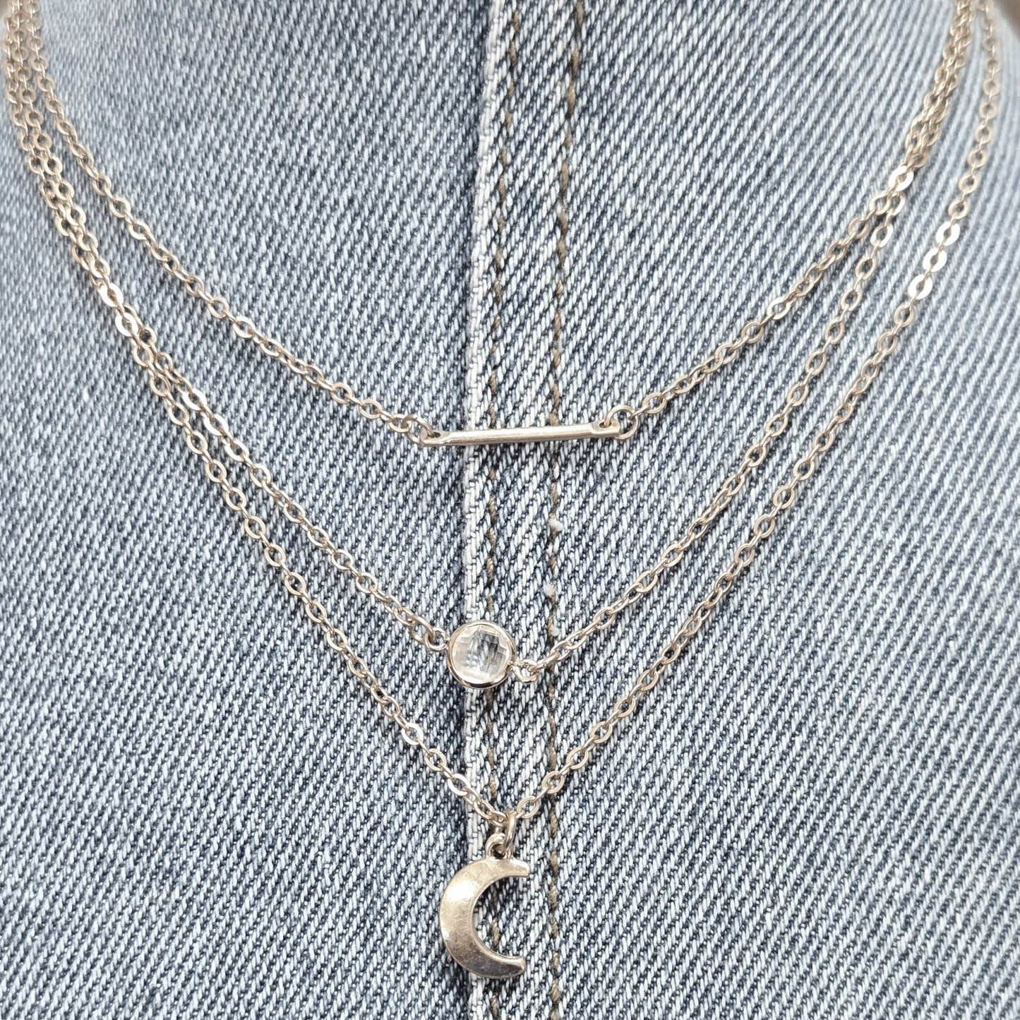 N0498 QN4261 Mini Pendants Dainty Necklace