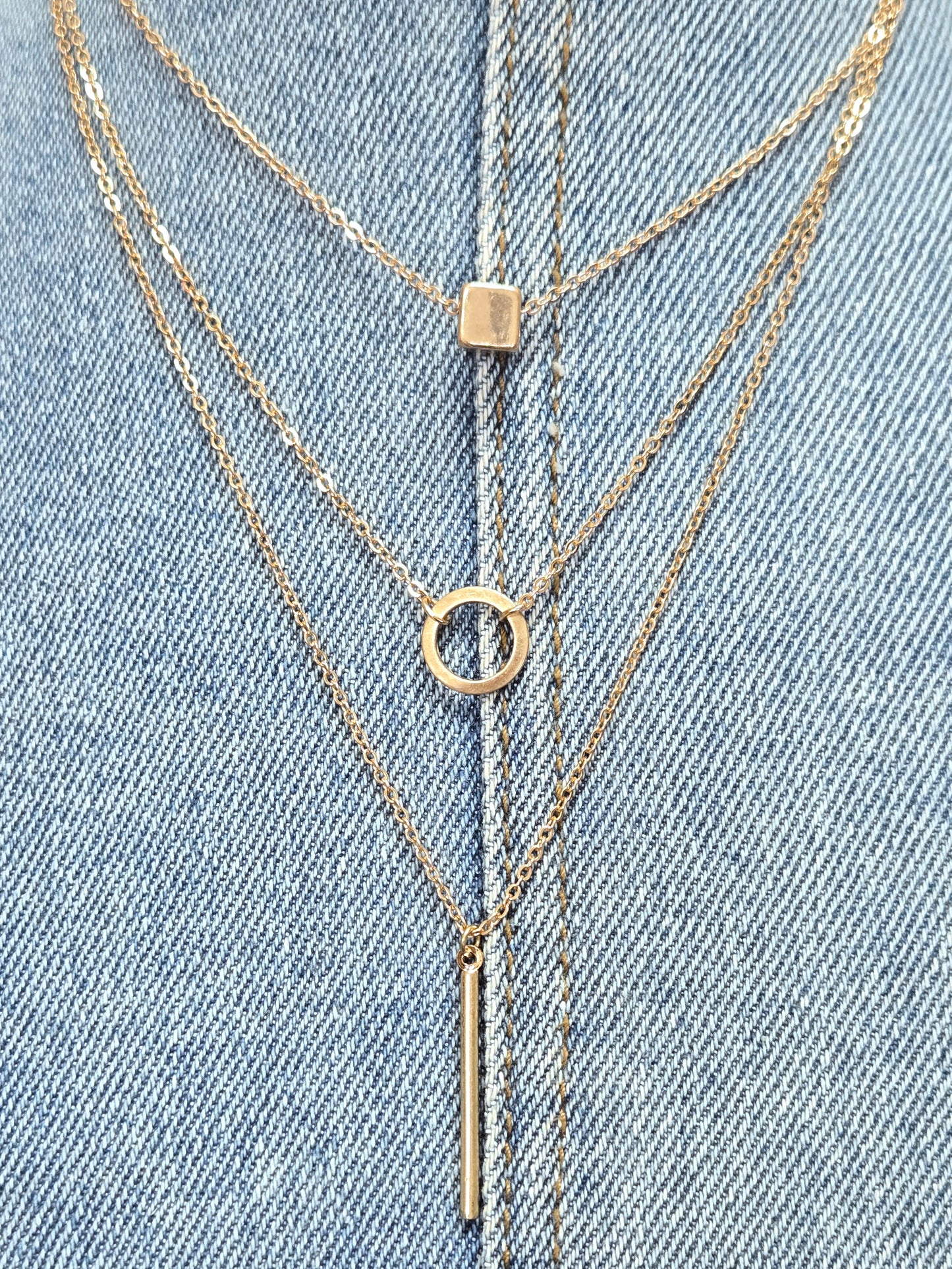 N0500 QN4270 Mini Pendants Dainty Necklace