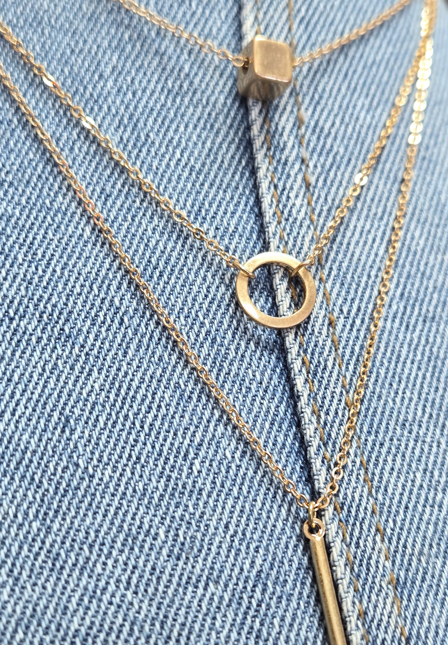 N0500 QN4270 Mini Pendants Dainty Necklace
