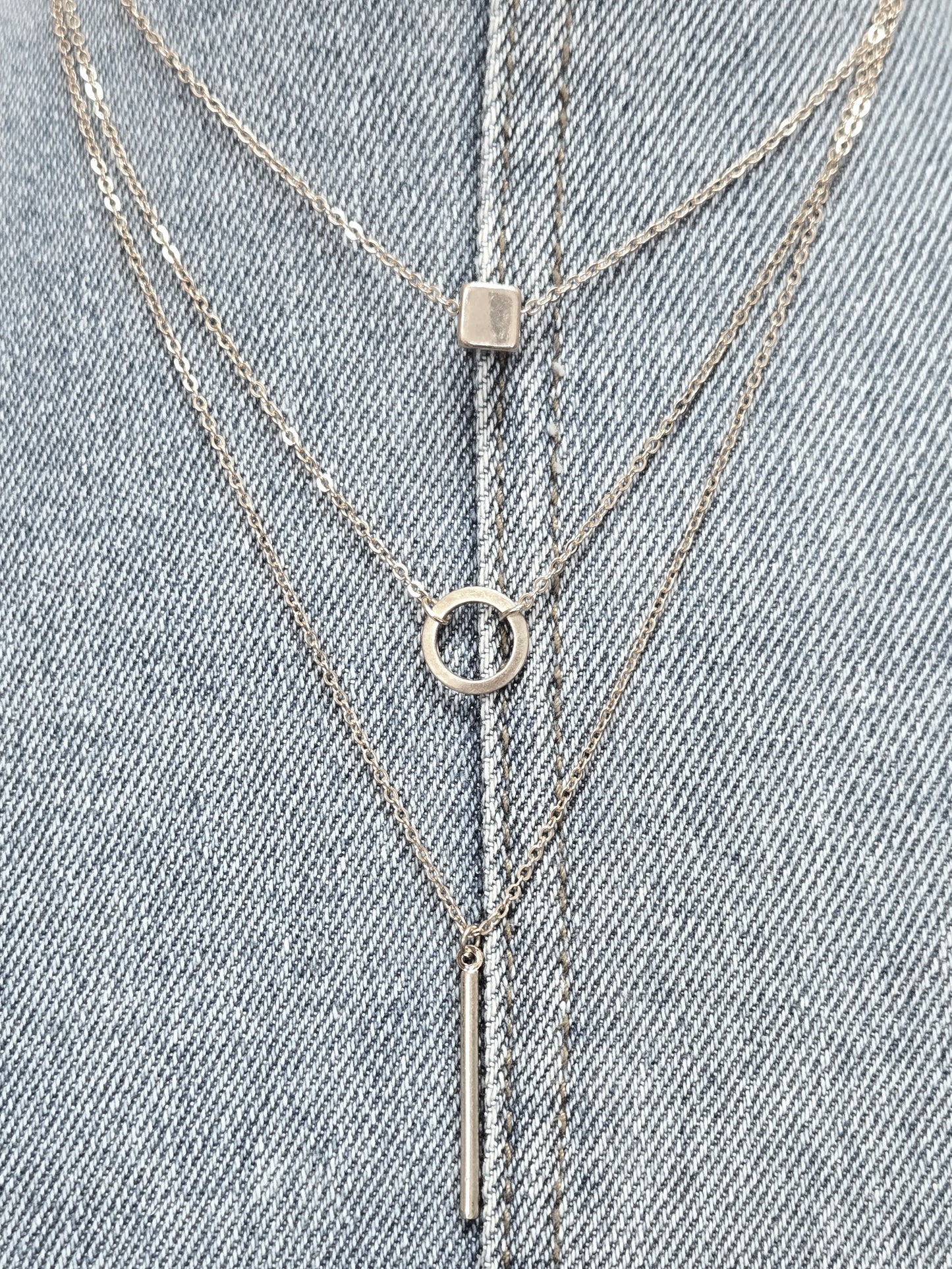 N0500 QN4270 Mini Pendants Dainty Necklace