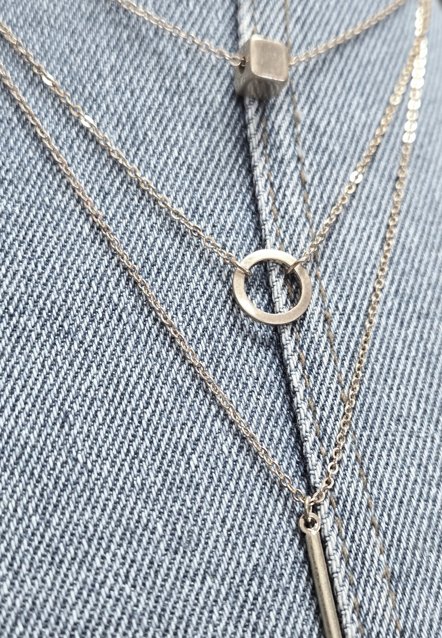N0500 QN4270 Mini Pendants Dainty Necklace