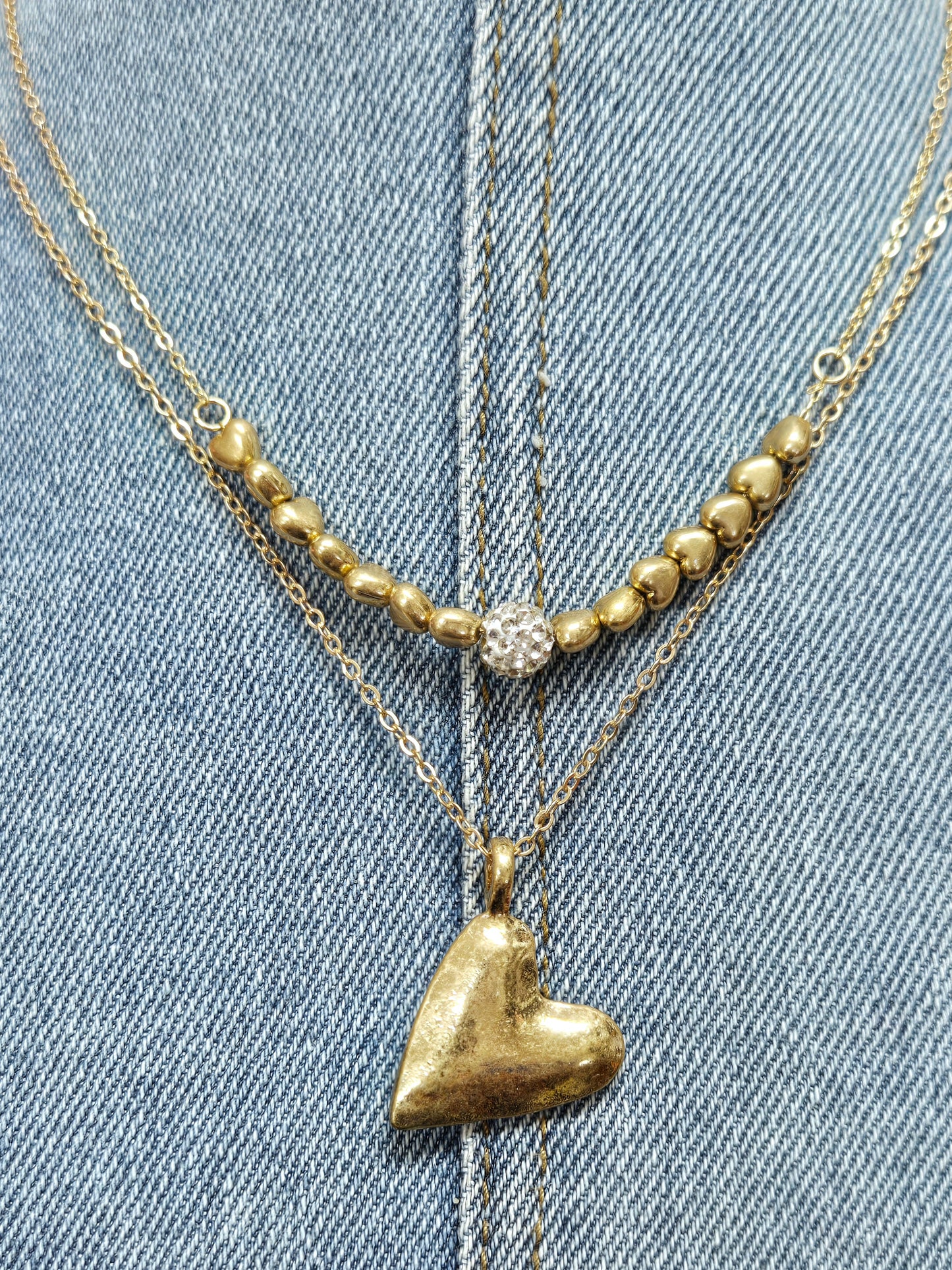 N0509 QN4599 Heart Love shape Pendant Necklaces
