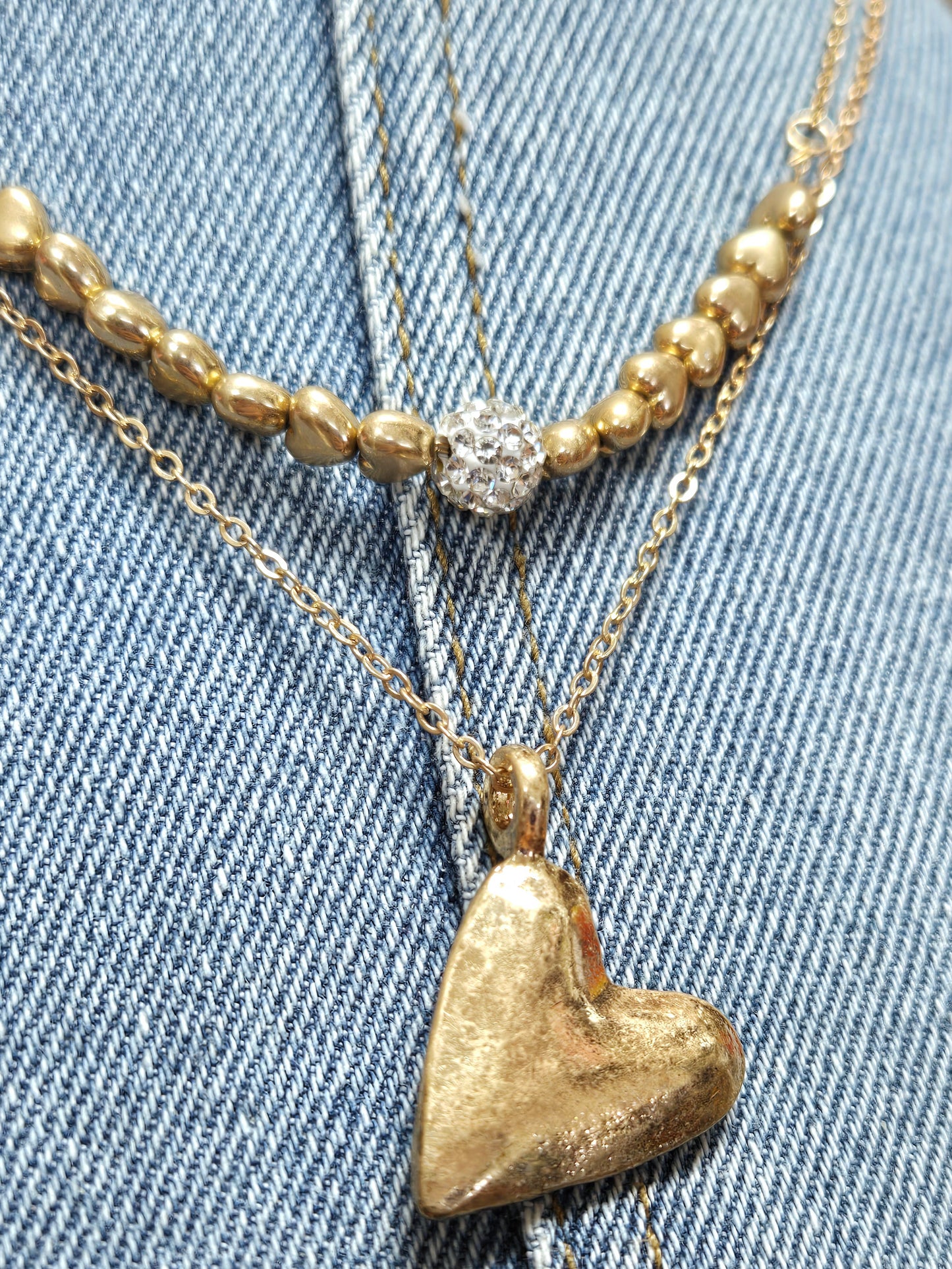 N0509 QN4599 Heart Love shape Pendant Necklaces