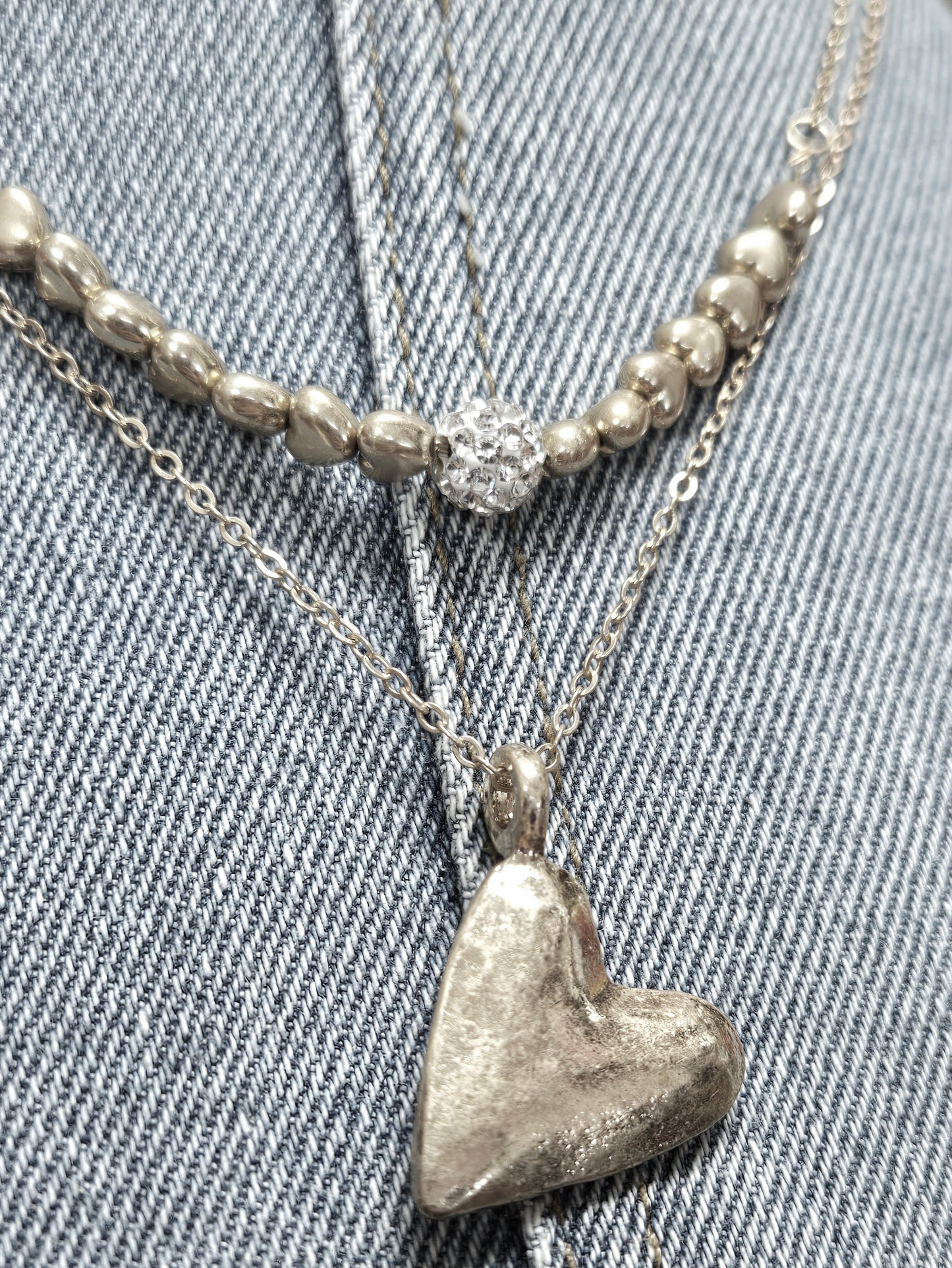 N0509 QN4599 Heart Love shape Pendant Necklaces